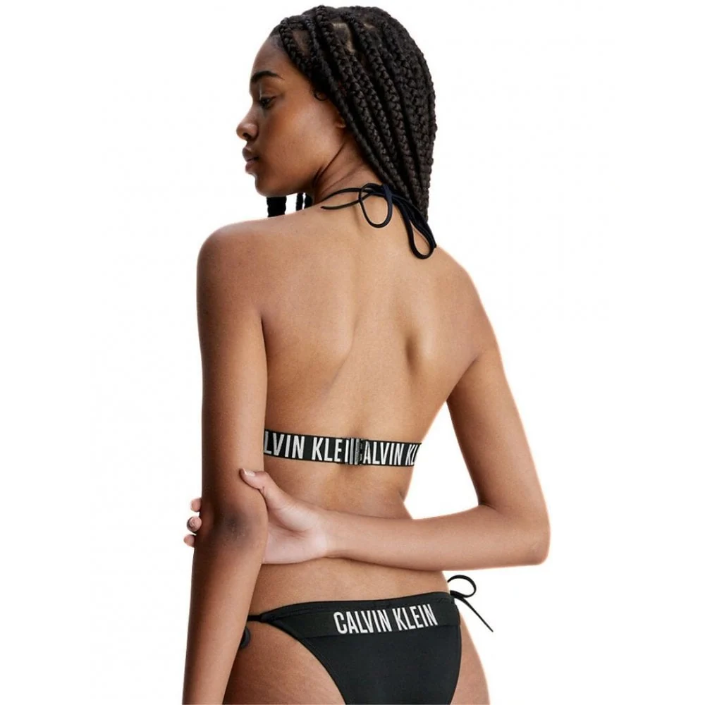 Swimwear Intense Power Triangle Bikini Top, Black - Image 3