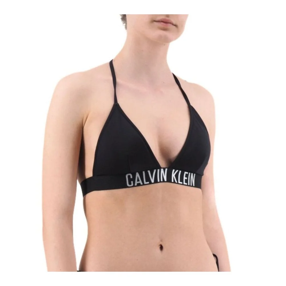 Swimwear Intense Power Triangle Bikini Top, Black - Image 6