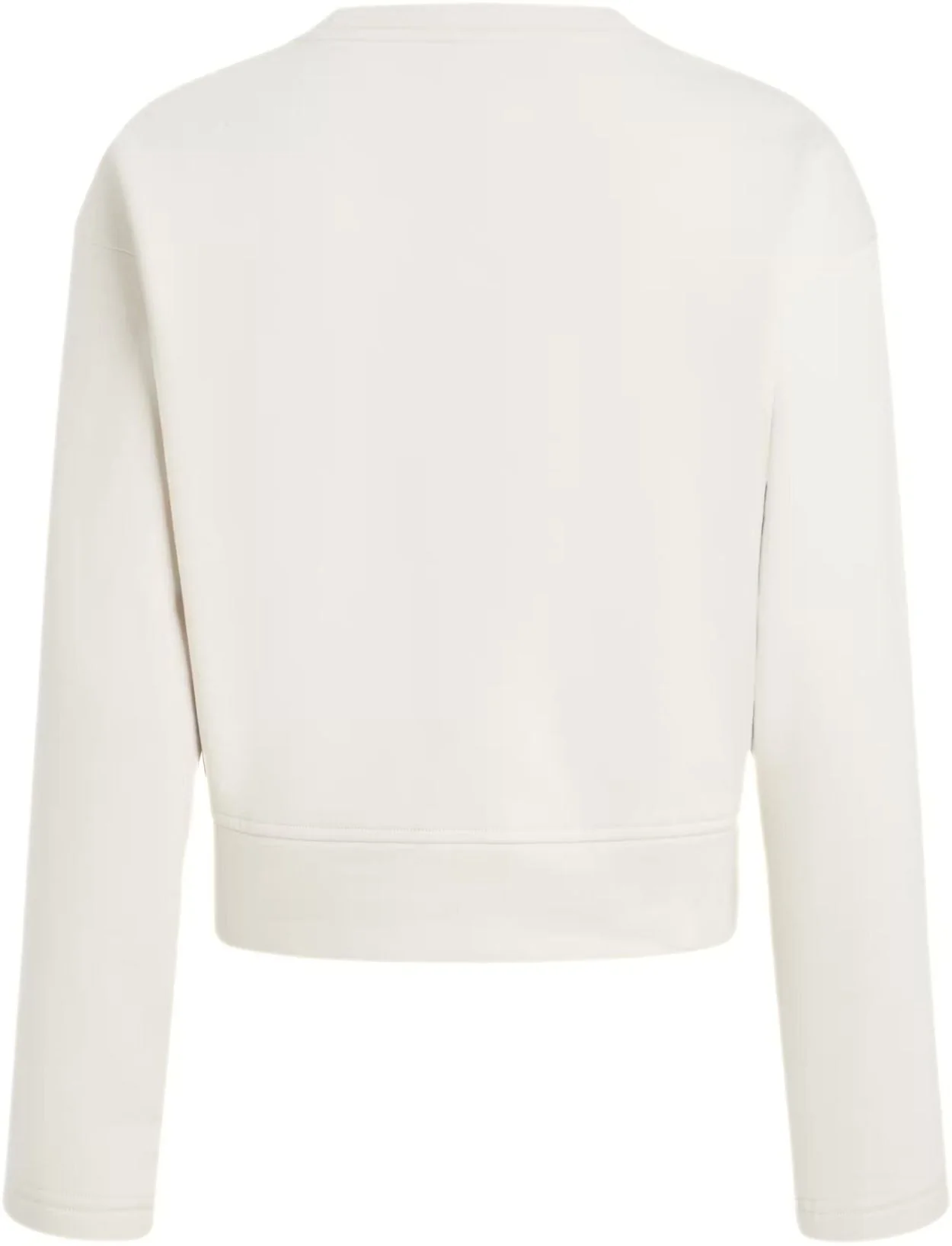Women Cotton Terry Sweatshirt, Sandshell - Image 3