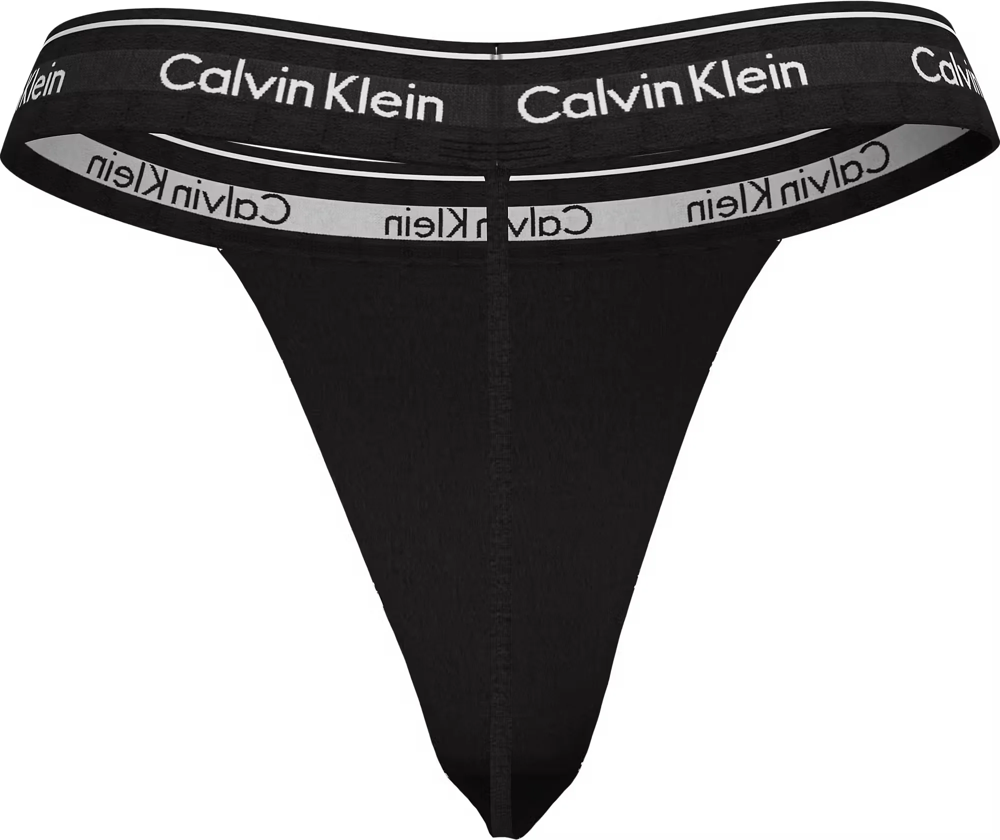 Women Diamond Logo Print String Thong, Black - Image 2