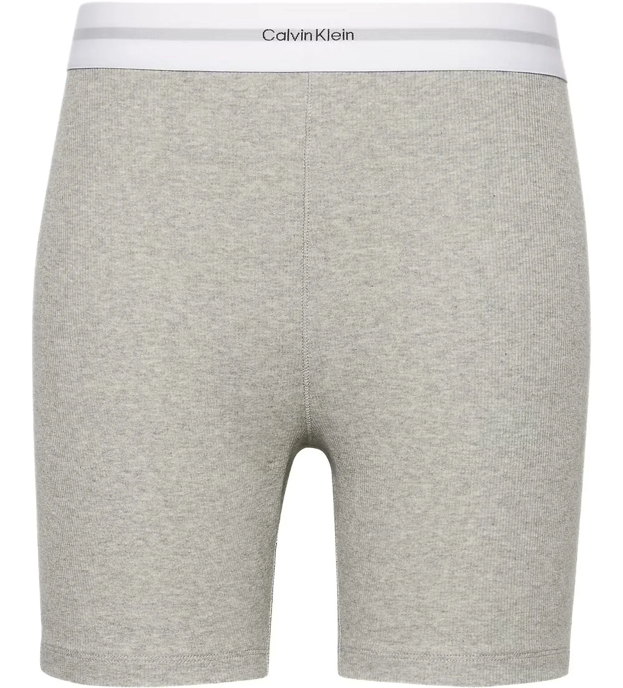 Women Modern Rib Cycling Shorts, Grey Heather