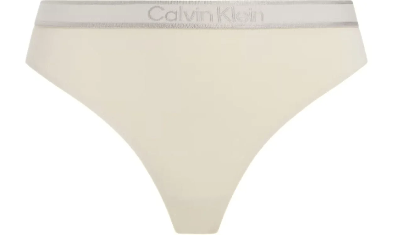 Women New Stone Logo Thong, Sandshell