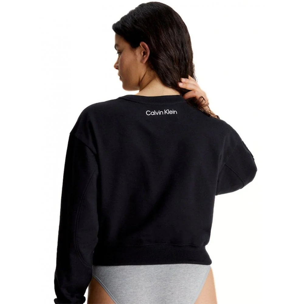 Women's CK 1996 Lounge Sweatshirt, Black - Image 4