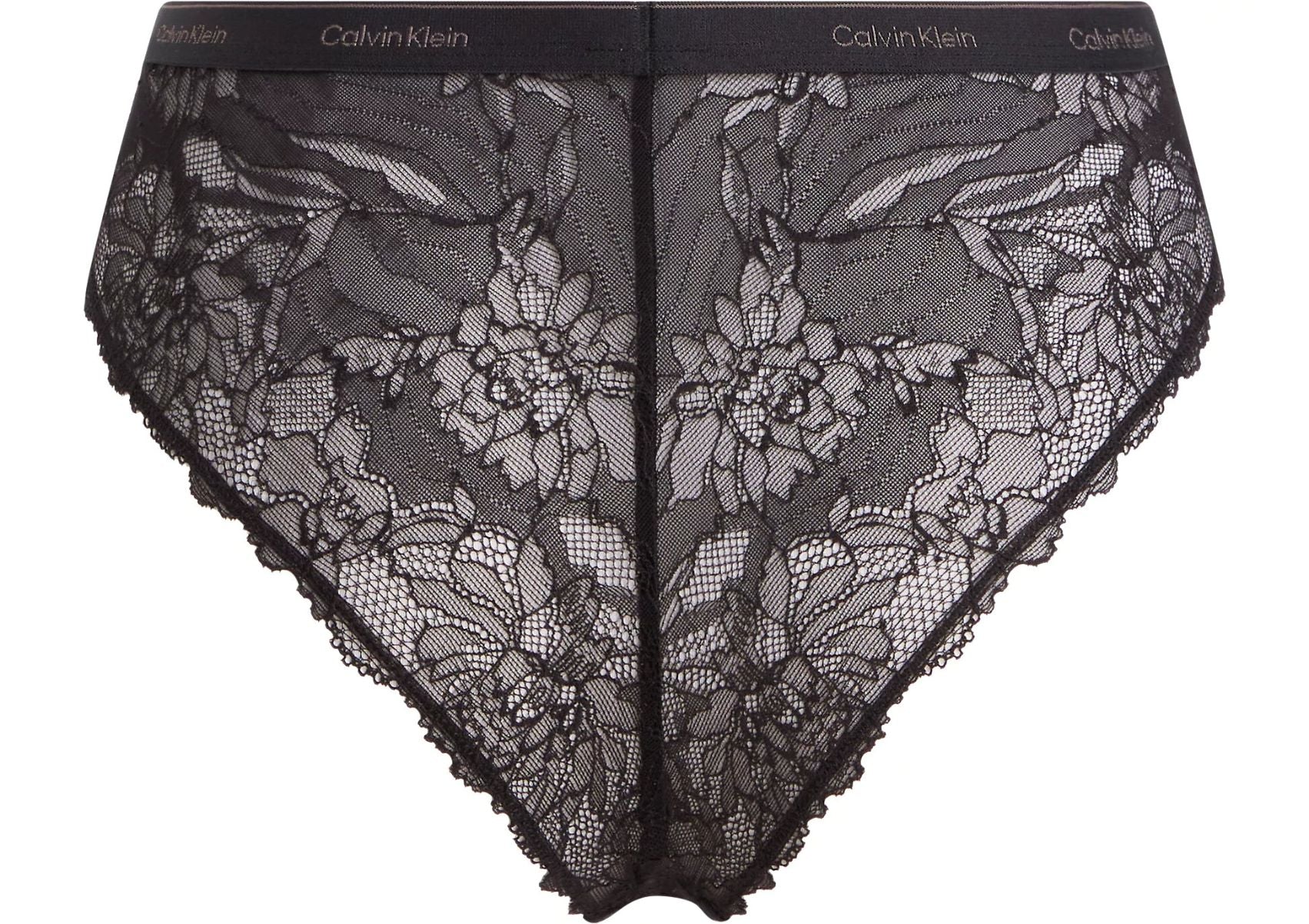 Floral Lace Tanga Brief, Black - Image 2
