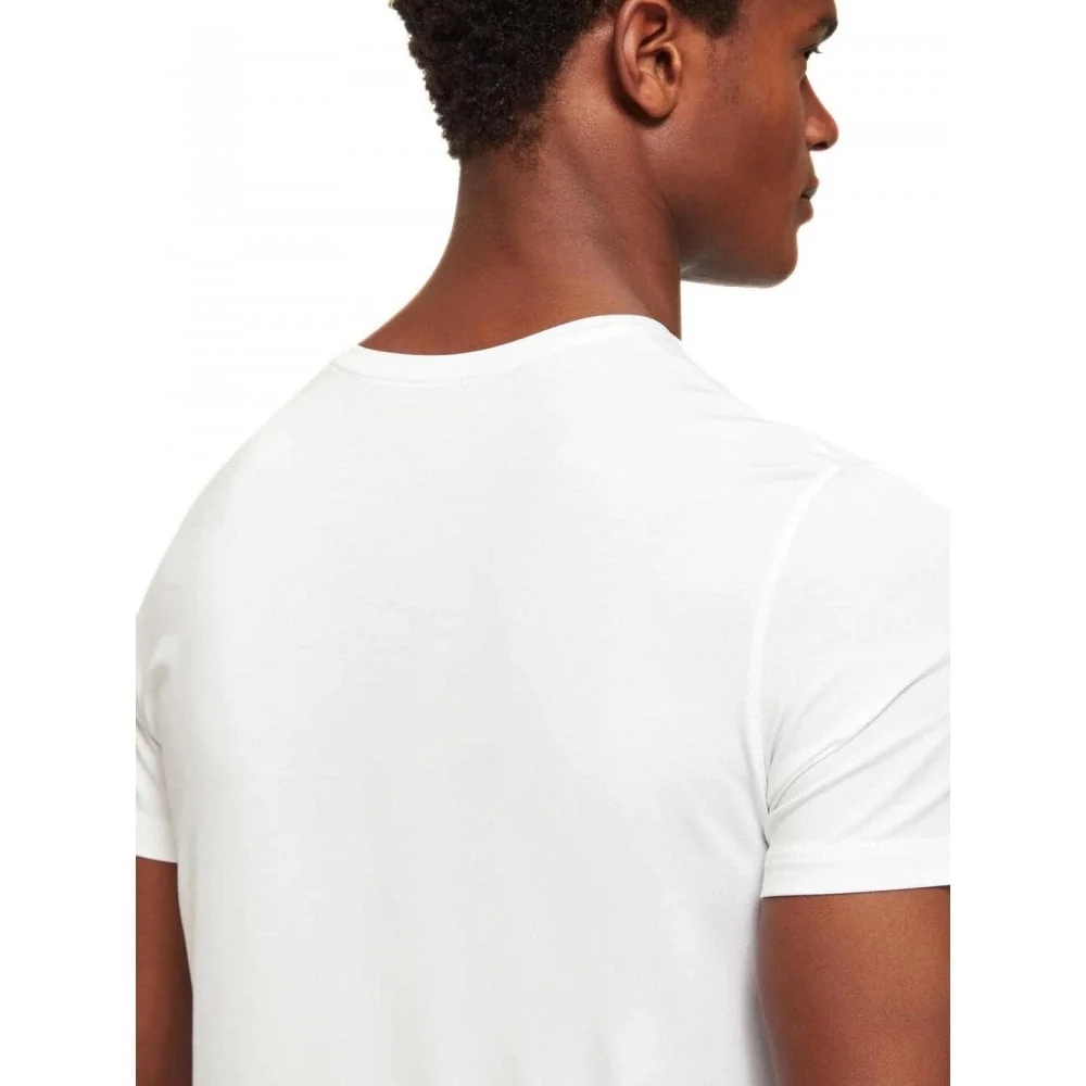 Basel Micromodal Stretch T-Shirt, White - Image 3