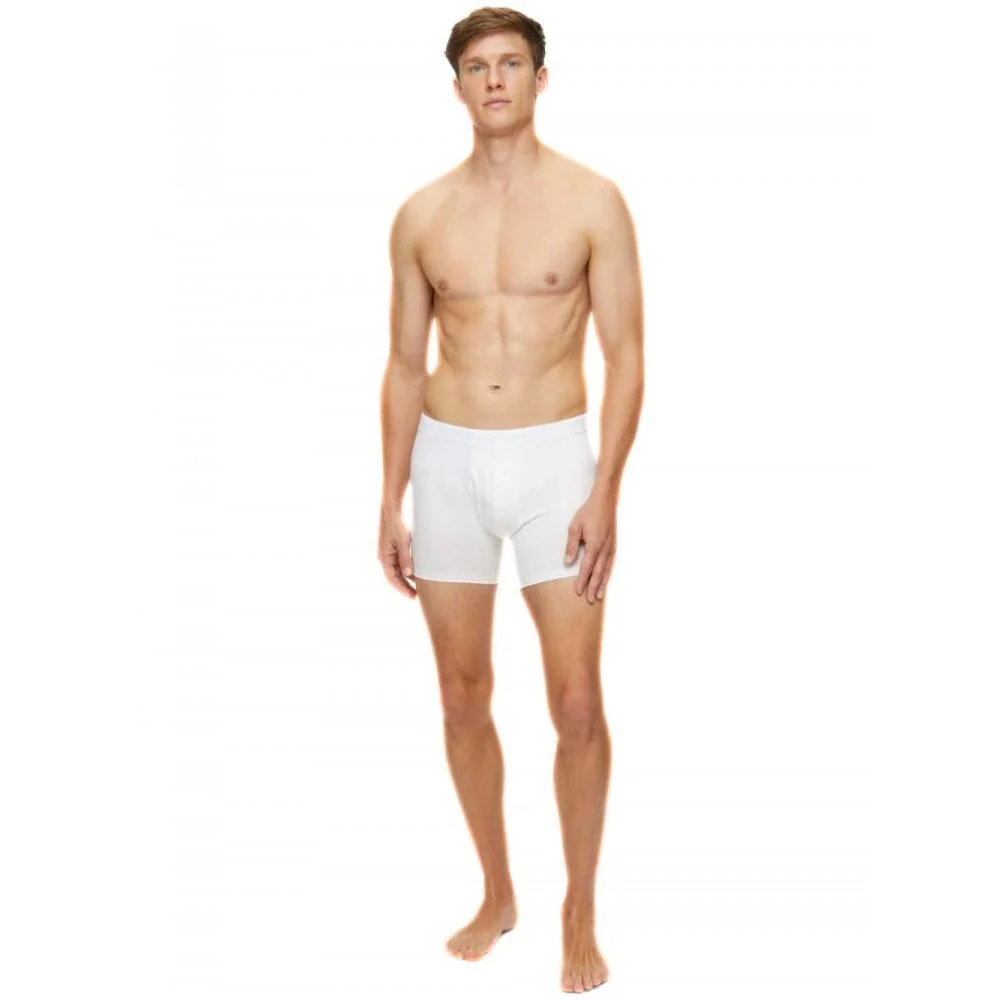 Jack Pima Cotton Boxer Brief, White - Image 5