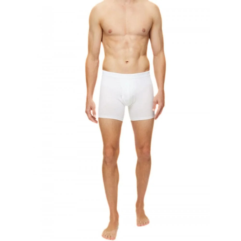 Jack Pima Cotton Boxer Brief, White - Image 6