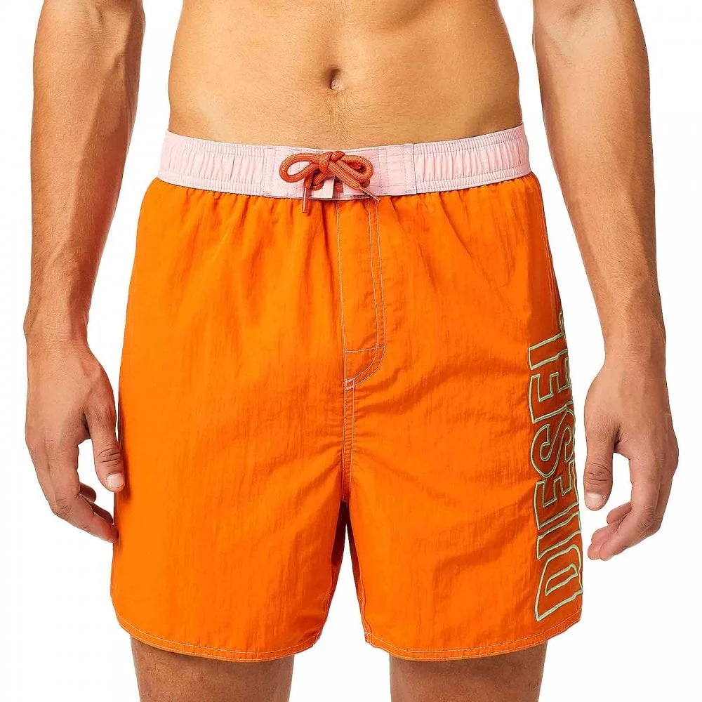 Bmbx Wave Swim Short, Orange - Image 3