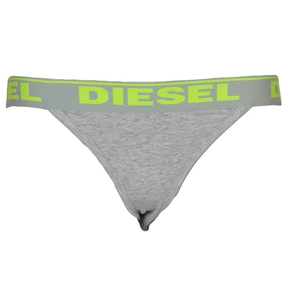 EBBYS Cotton Tanga Brief, Grey/neon