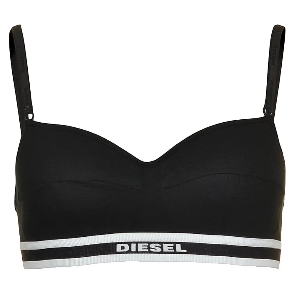 NASTY Cotton Stretch Bralette, Black