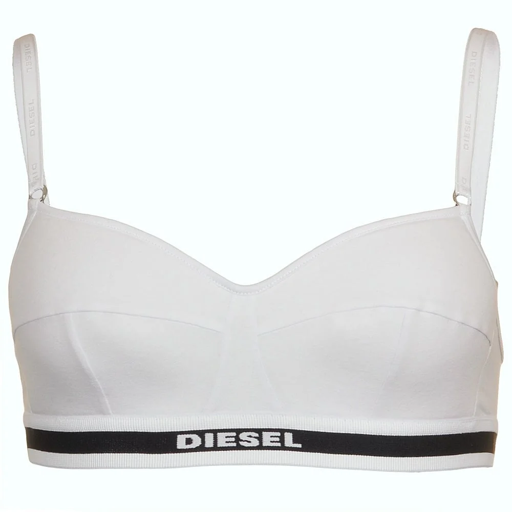 NASTY Cotton Stretch Bralette, White
