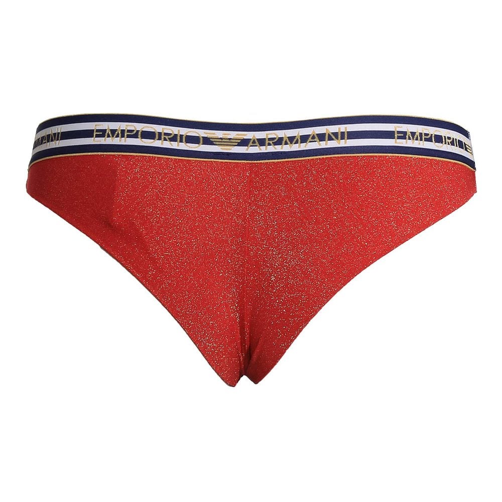 Cruise Padded Bikini Top & Bikini Bottom, Red - Image 3