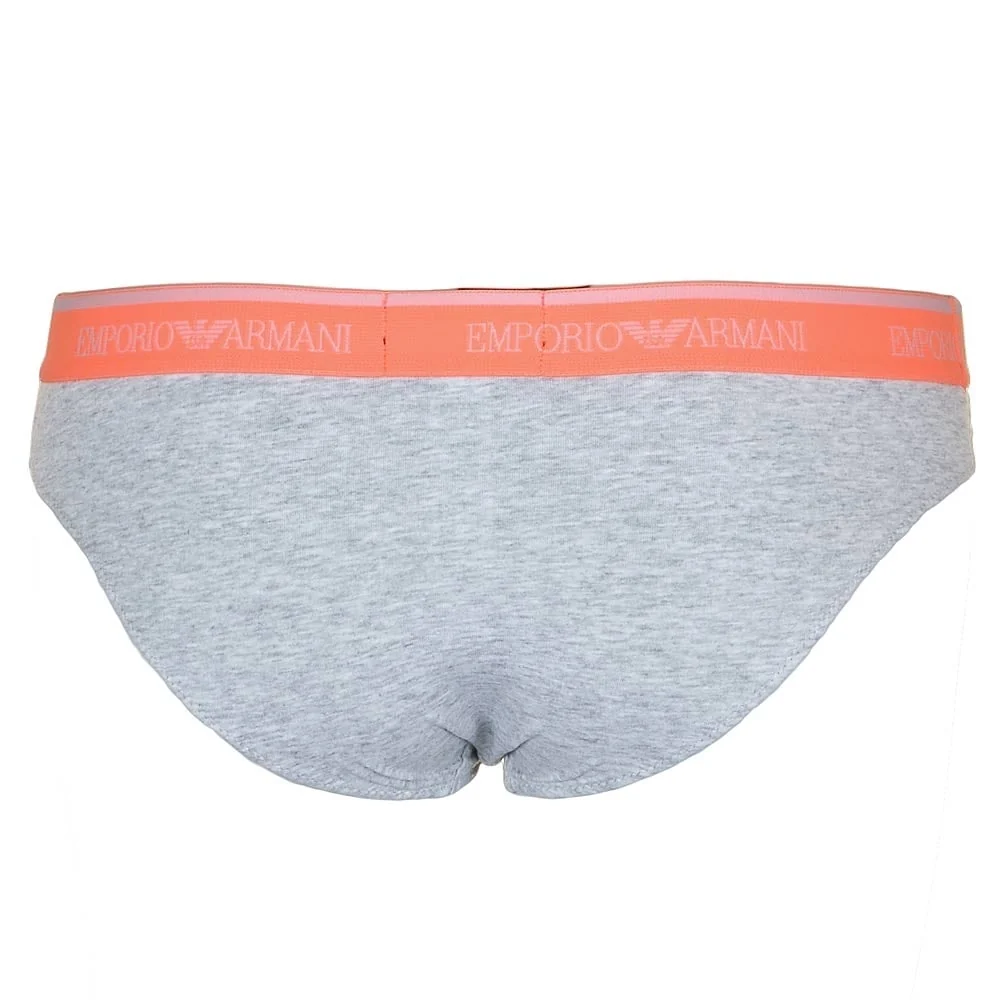 Visibility Iconic Stretch Cotton Brief, Grey - Image 2
