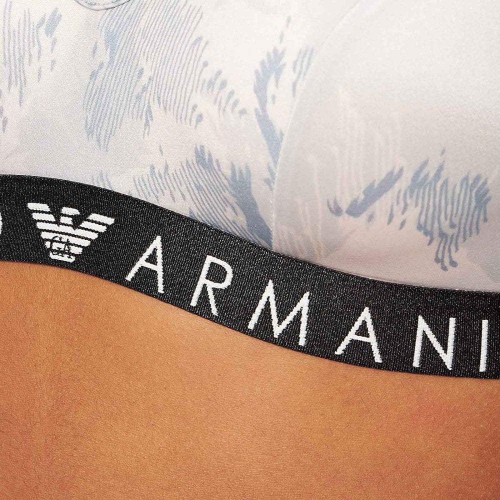 Visibility Padded Bralette, Birds / Powder Pink Print - Image 3