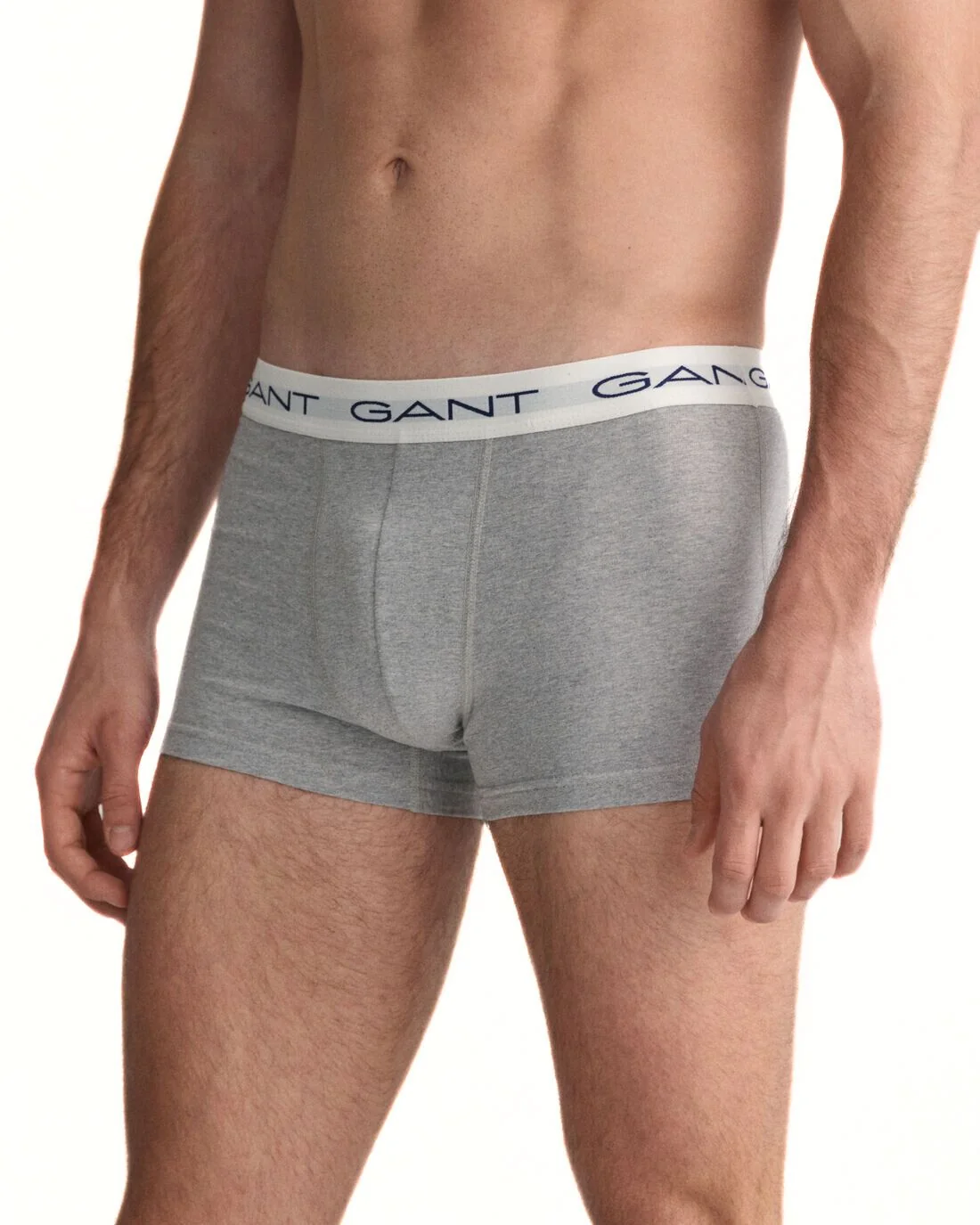 3-Pack Classic Logo Boxer Trunks, Black/White/Grey - Image 2