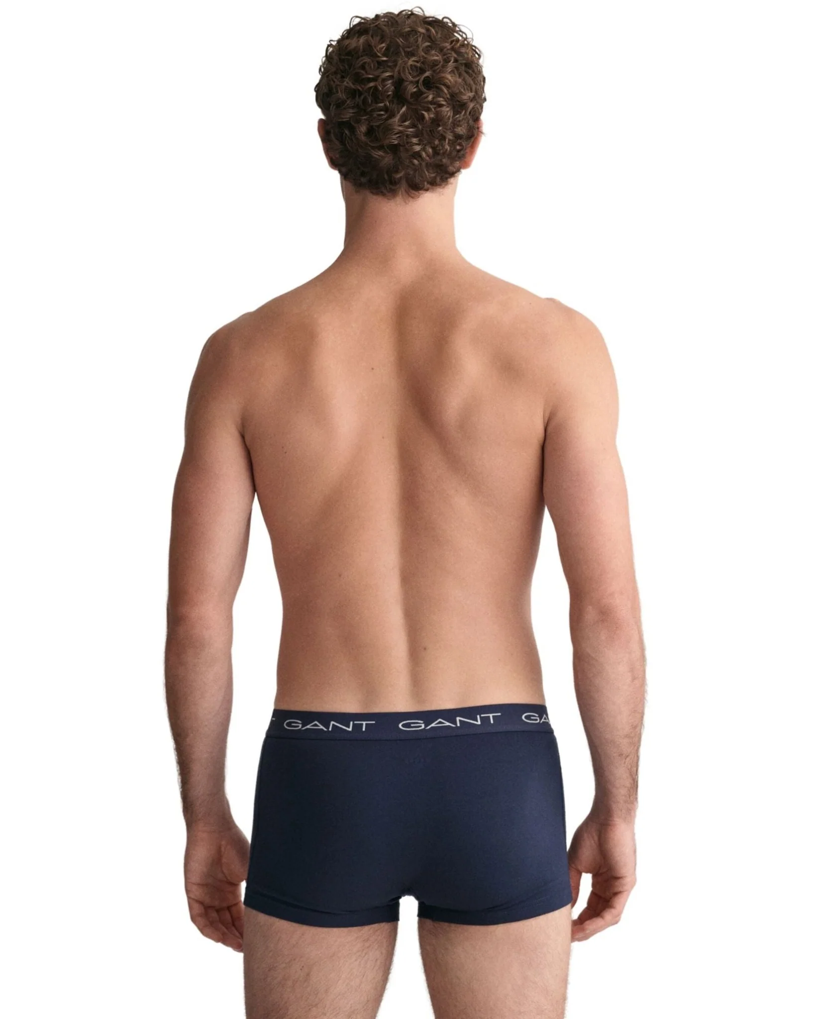 3-Pack Classic Logo Boxer Trunks, Navy - Image 8