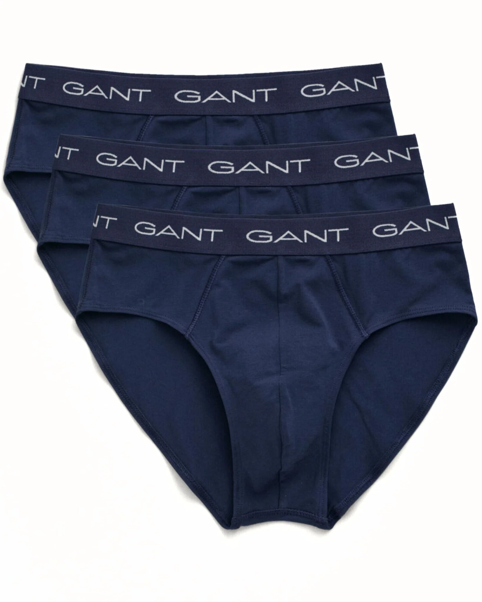 3-Pack Classic Logo Men's Briefs, Navy