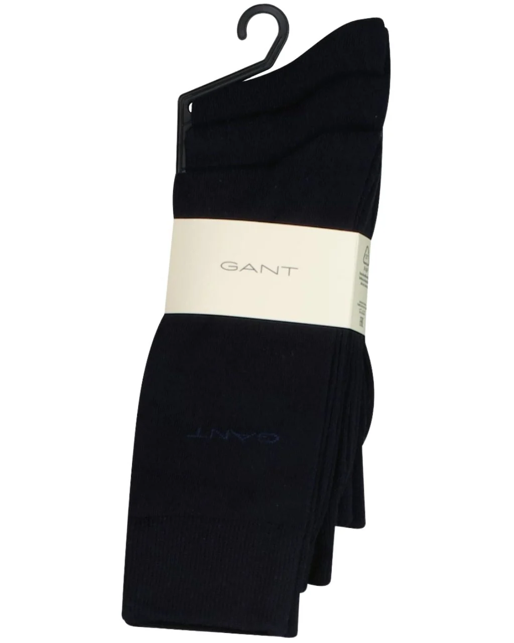 3-Pack Soft Cotton Socks, Navy - Image 2