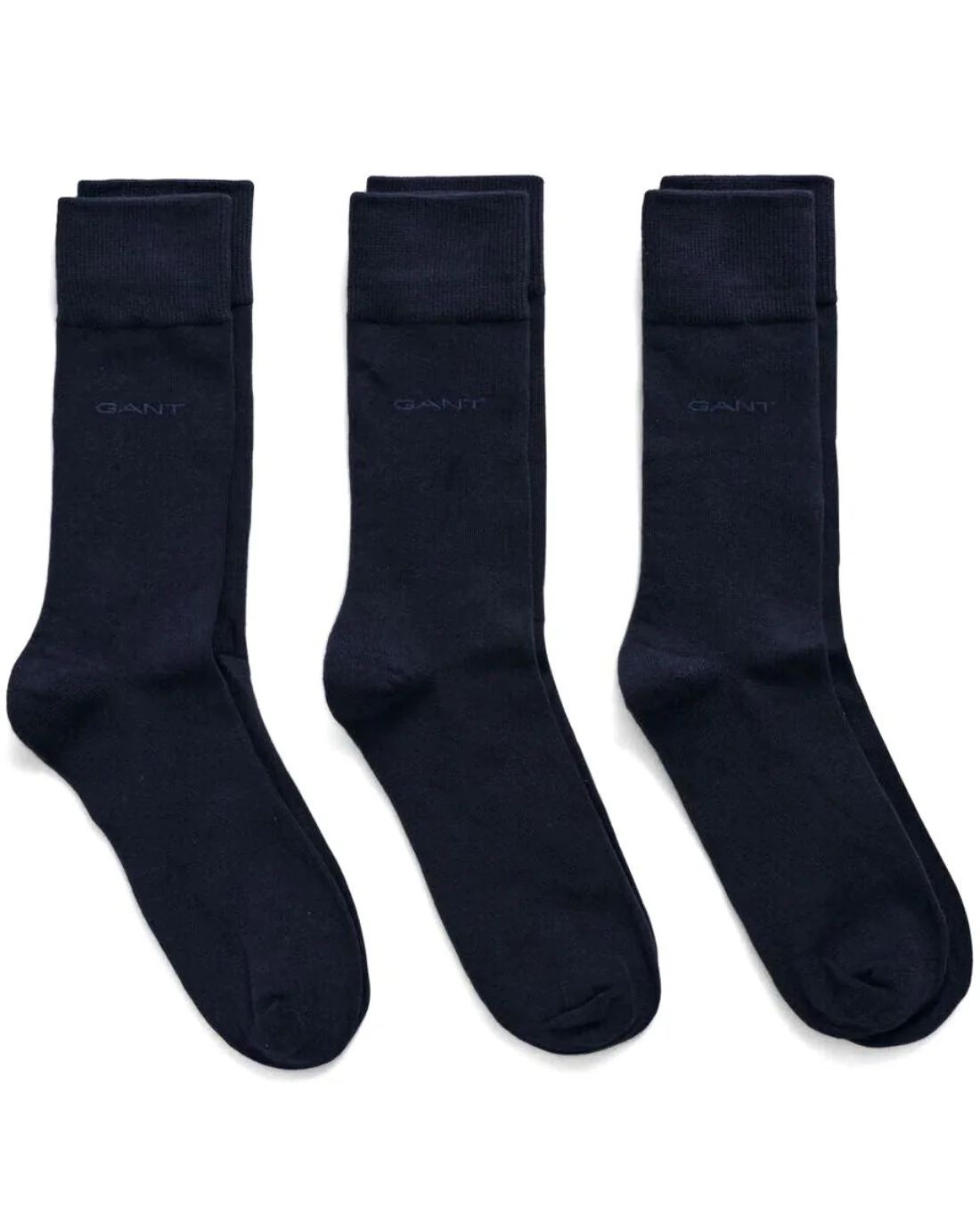 3-Pack Soft Cotton Socks, Navy - Image 4