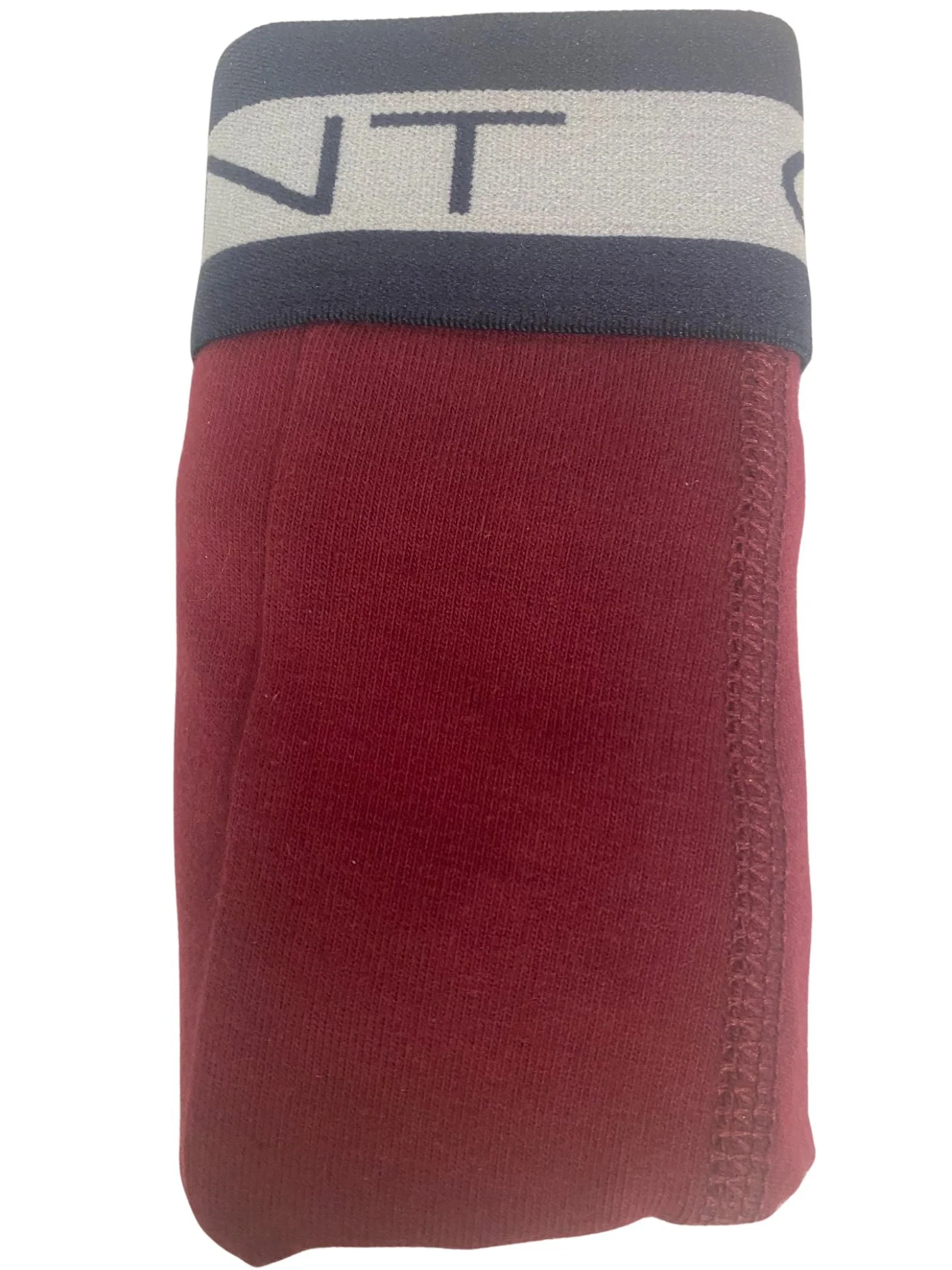 3-Pack Striped Waistband Boxer Trunks, Burgundy/Yellow/Blue - Image 4
