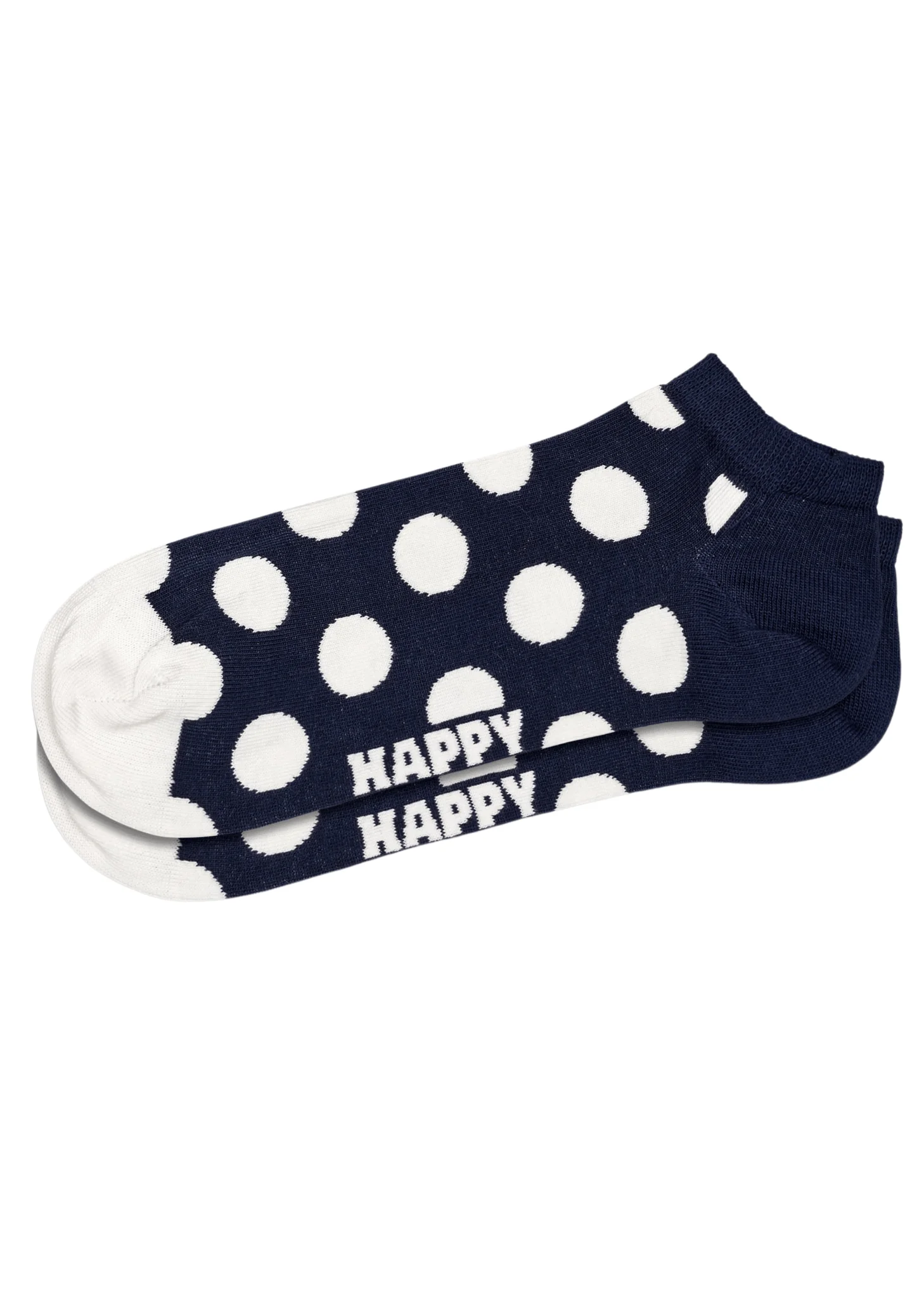 2-pack Big Dot Stripe Low Socks, Navy/White - Image 6