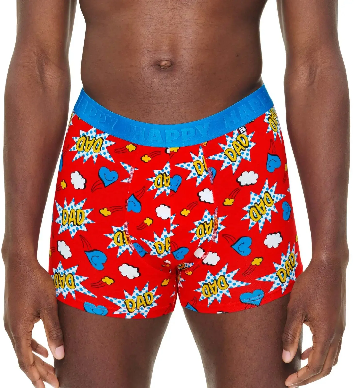 2-Pack Super Dad Boxer Trunks Gift Box, Blue/Red - Image 7