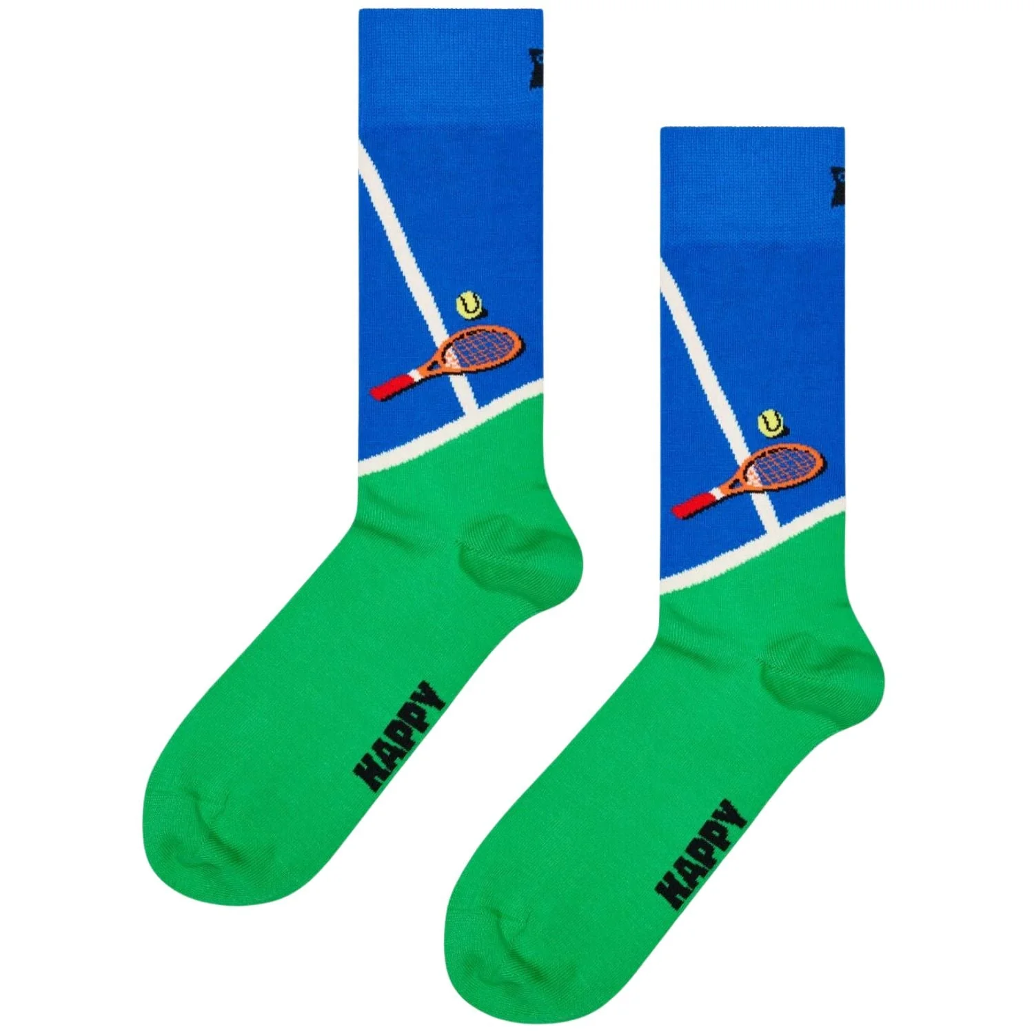 2-Pack Tennis Socks Gift Set, Green/blue - Image 4