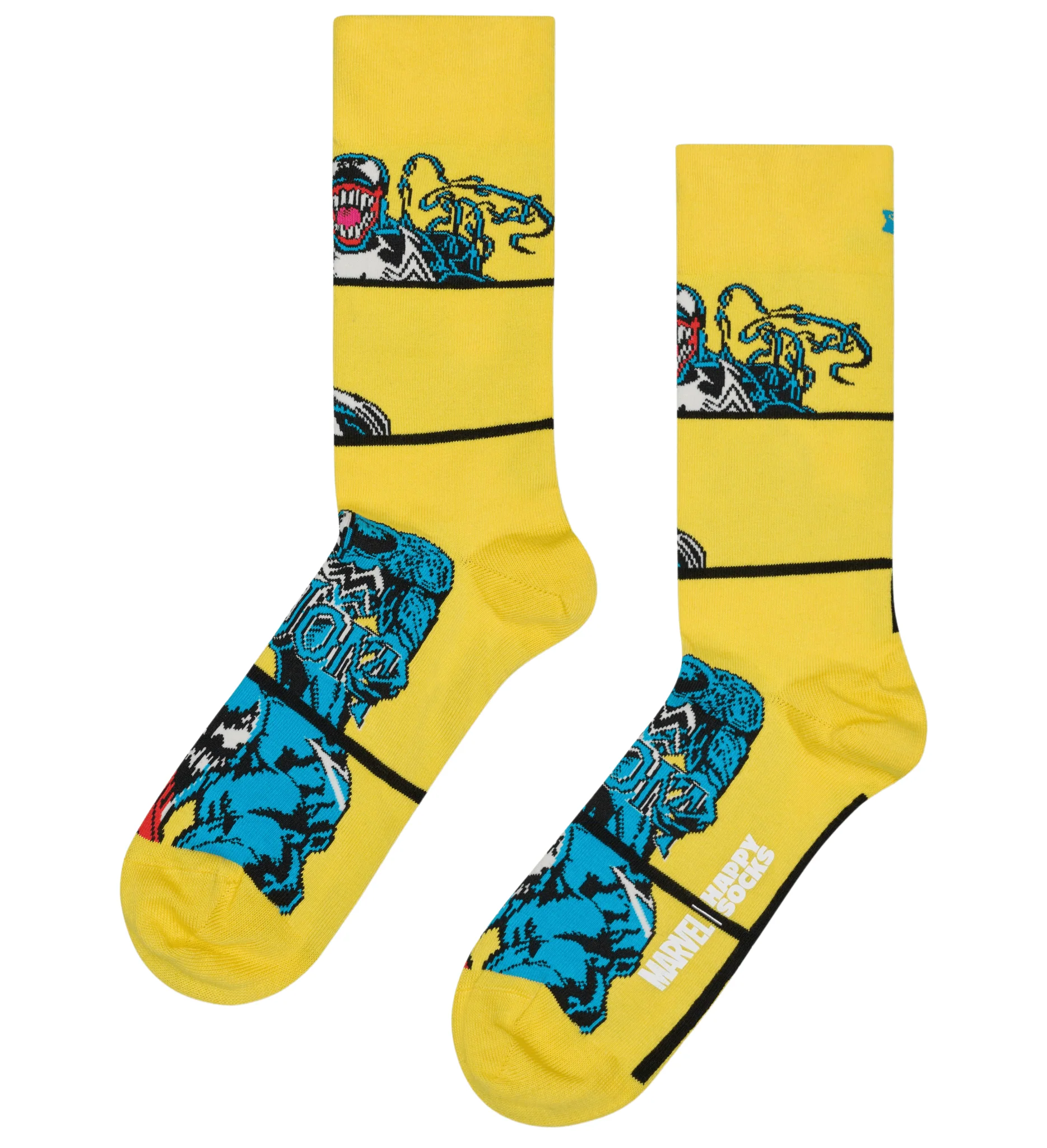 3-Pack Marvel Spiderman Socks Gift Box, Red/Yellow/Navy - Image 2