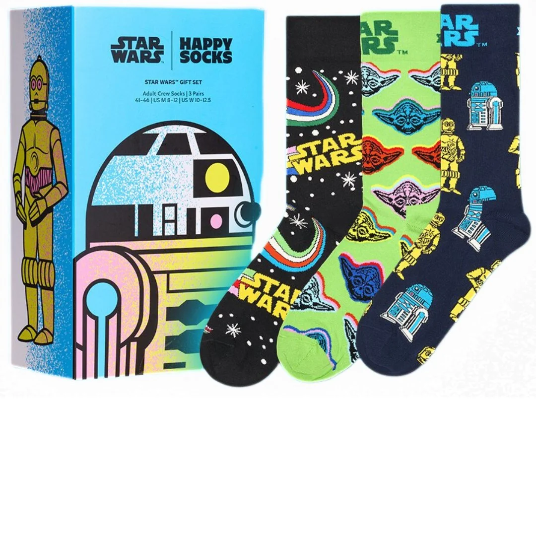 3-Pack Star Wars Socks Gift Box, Black