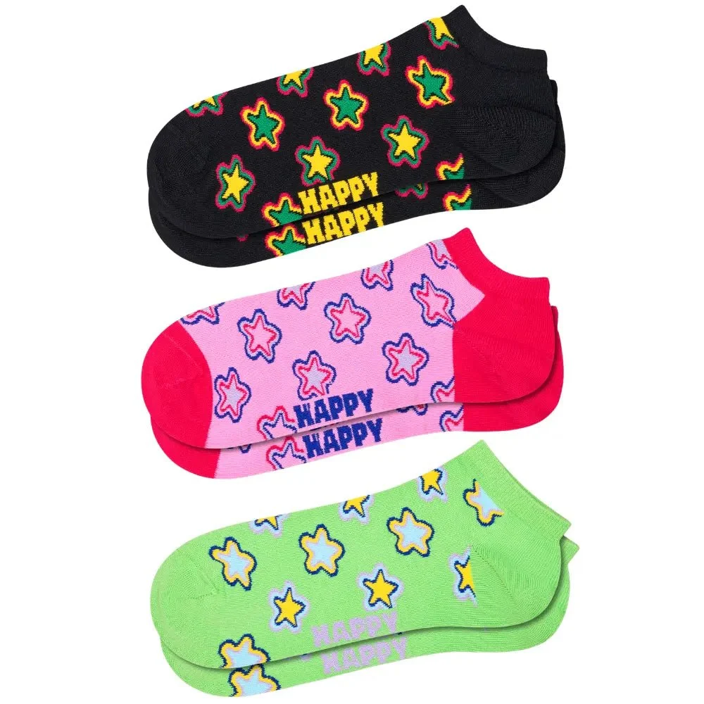 3-Pack Stars Low Socks