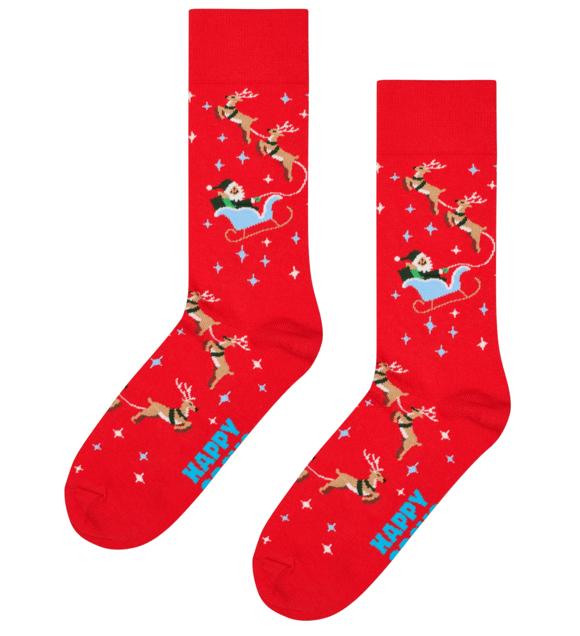 4-Pack Christmas Crackers Socks Gift Box, Red/white/blue - Image 6
