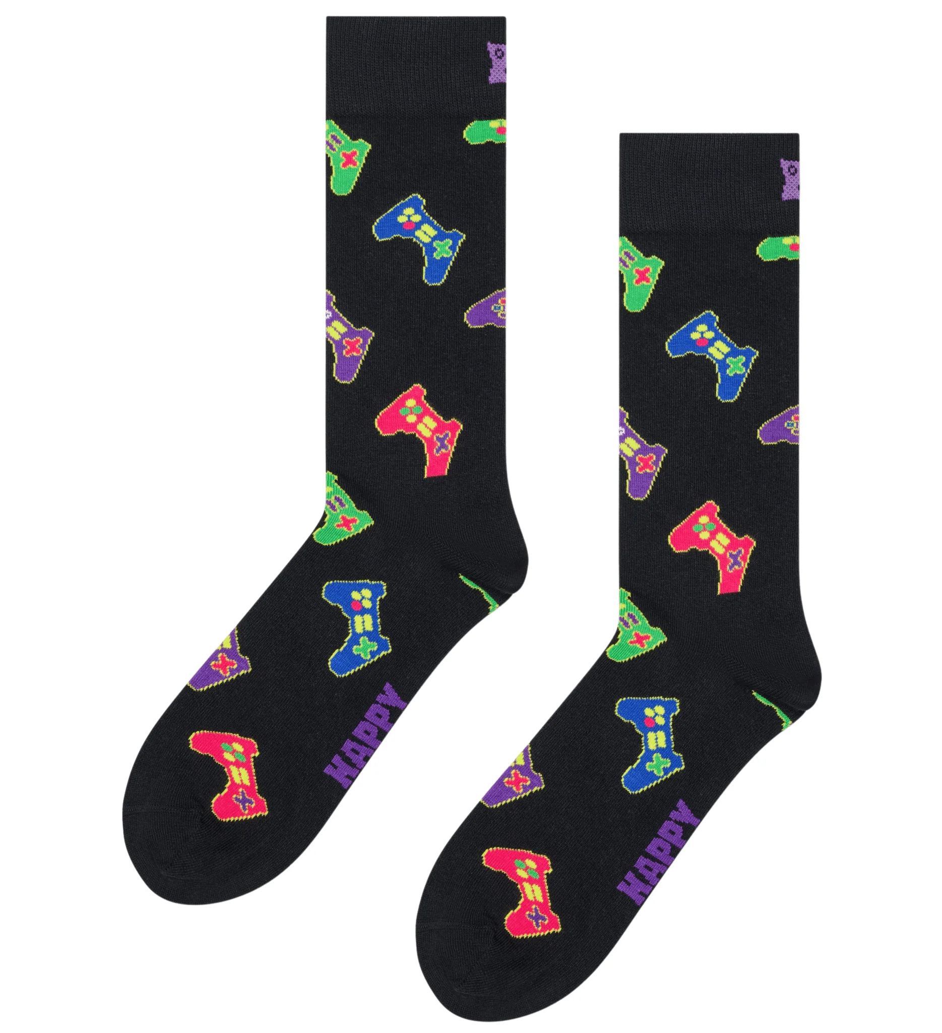 4-Pack Gamer Socks Gift Box, Black - Image 6