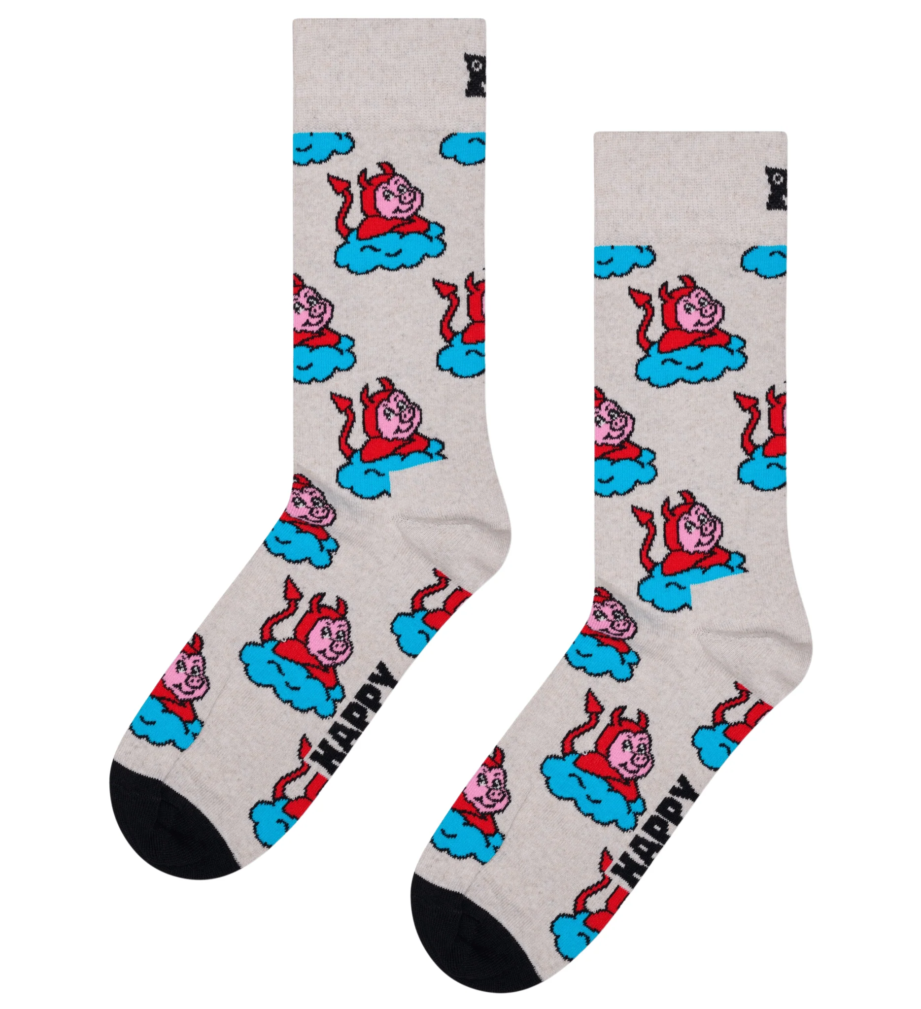 Bad Pig Socks, Grey