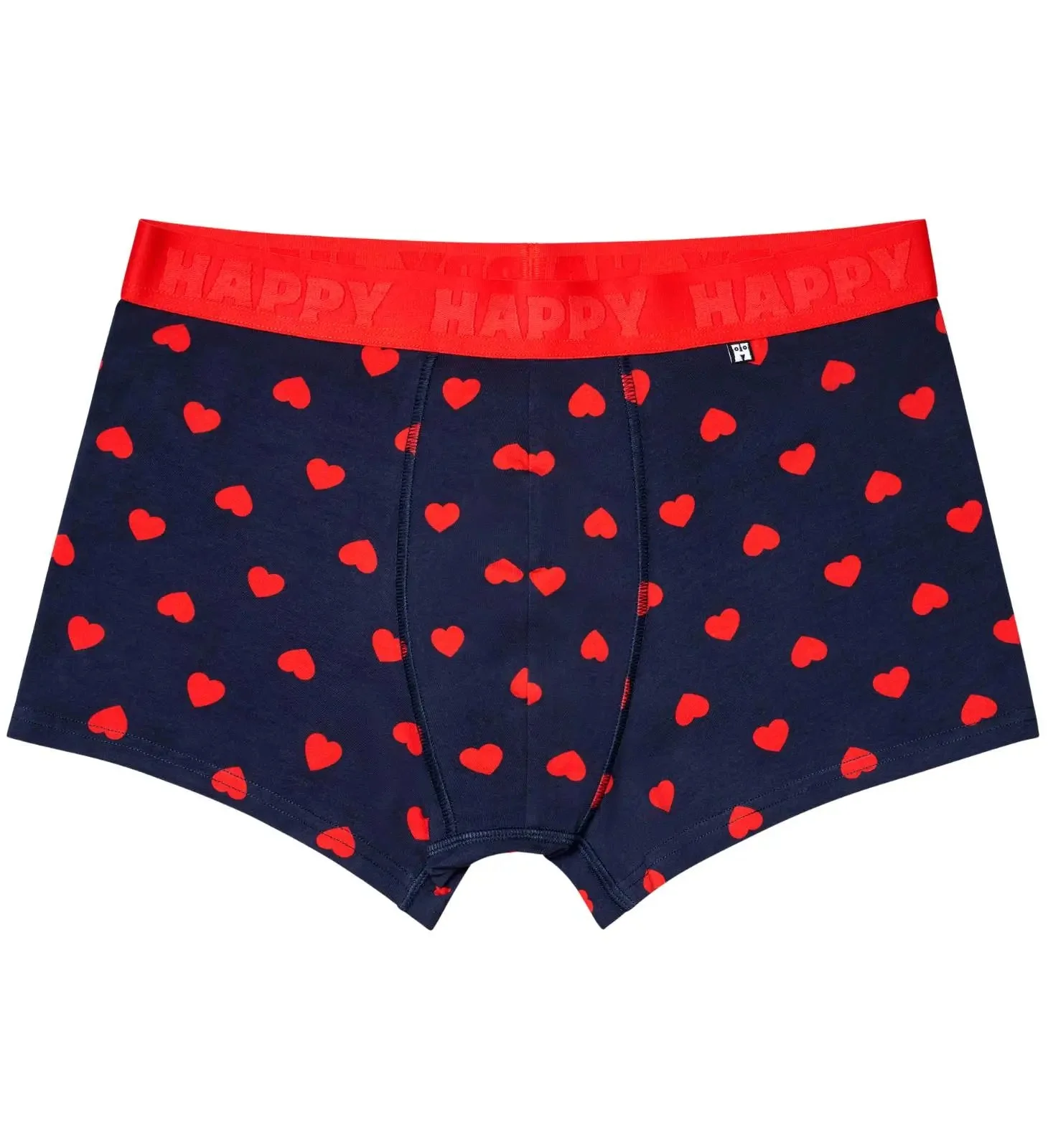 Hearts Boxer Trunk, Navy