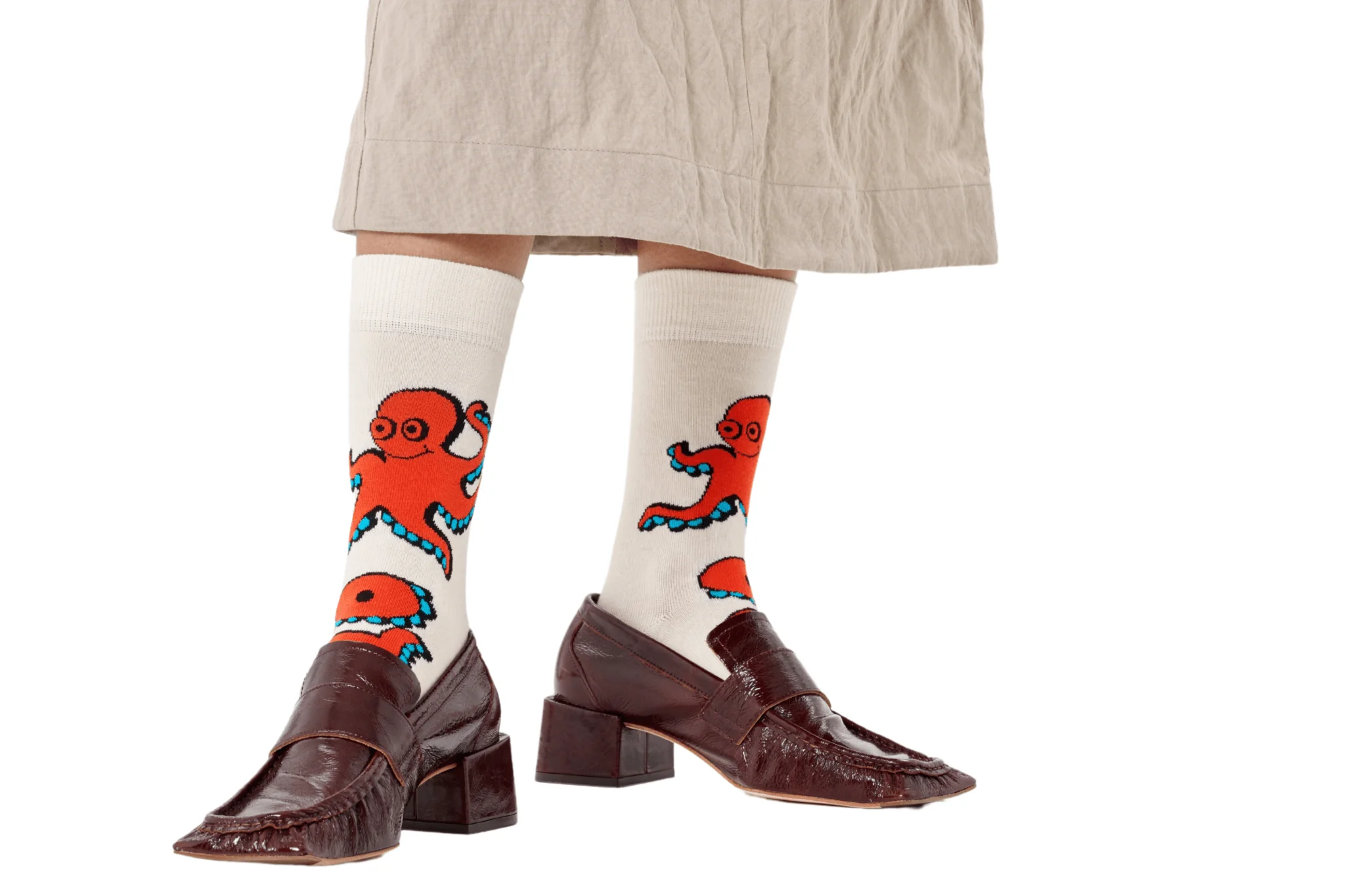 Helloctopus Socks, White - Image 3