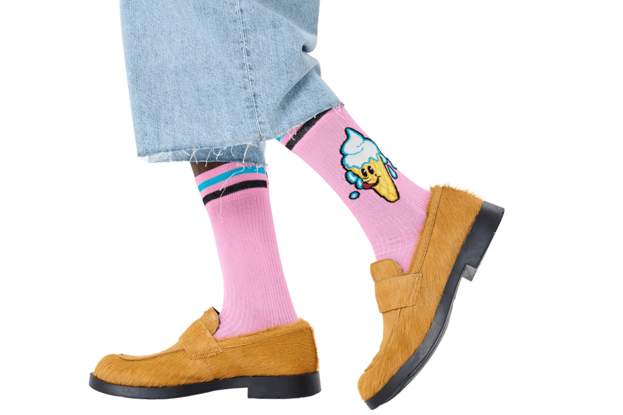 Ice Cream Socks, Pink - Image 2