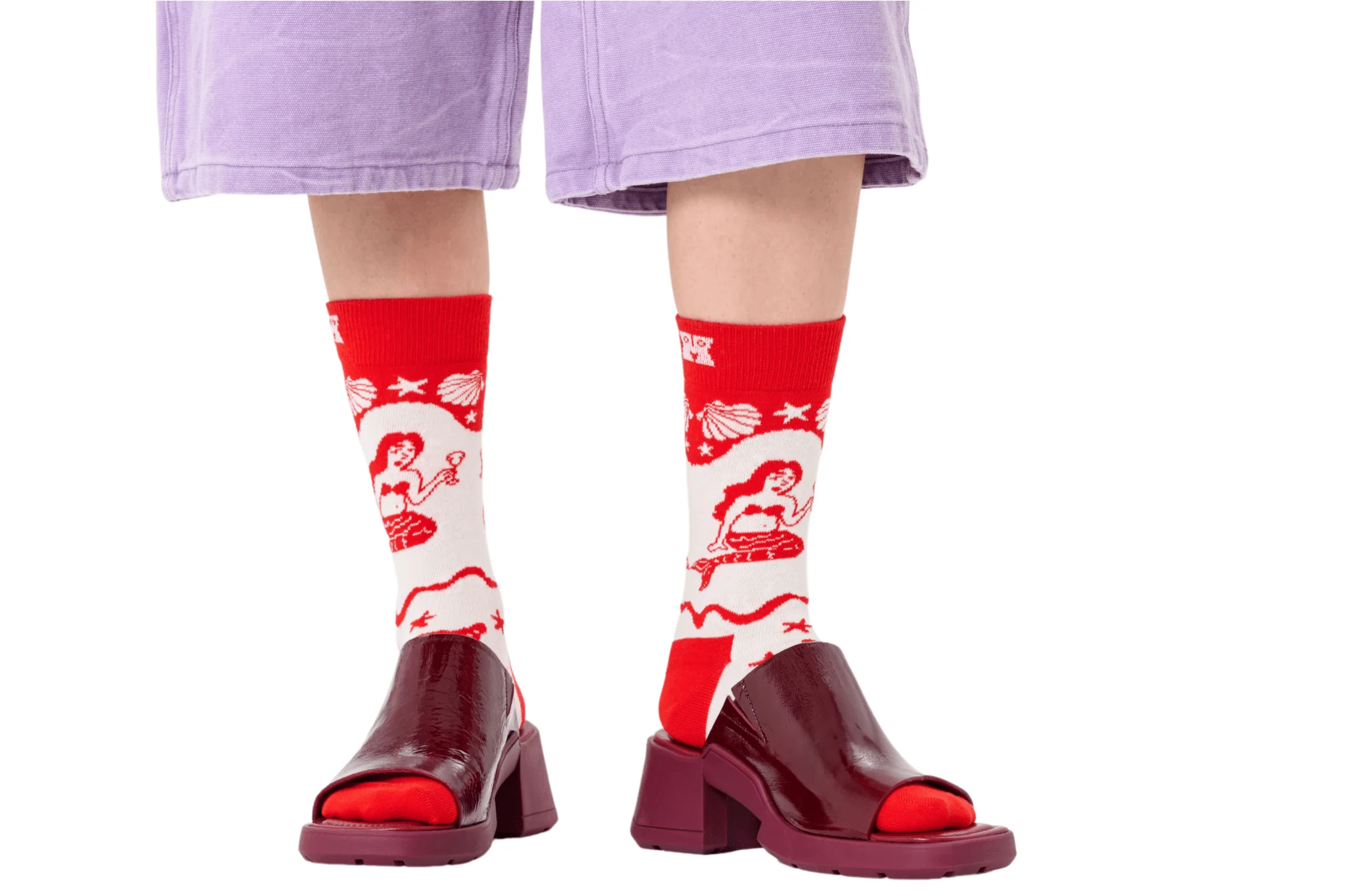 Mermaids Socks, White - Image 2