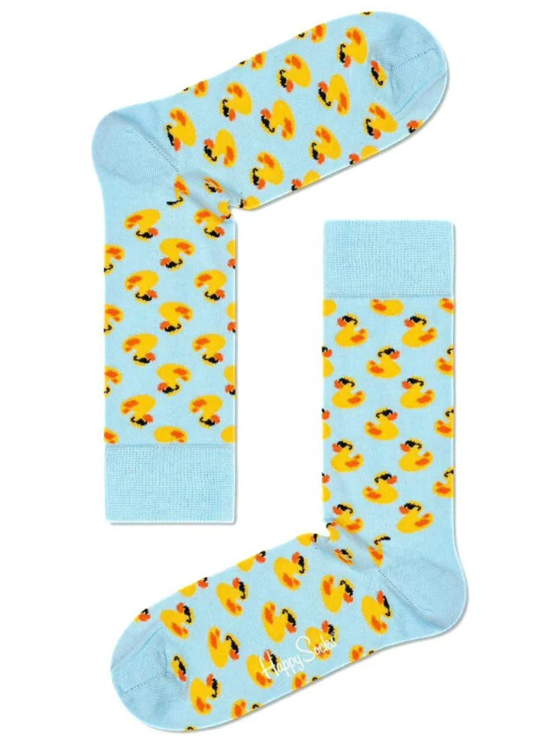 Rubber Duck Socks, Light Blue