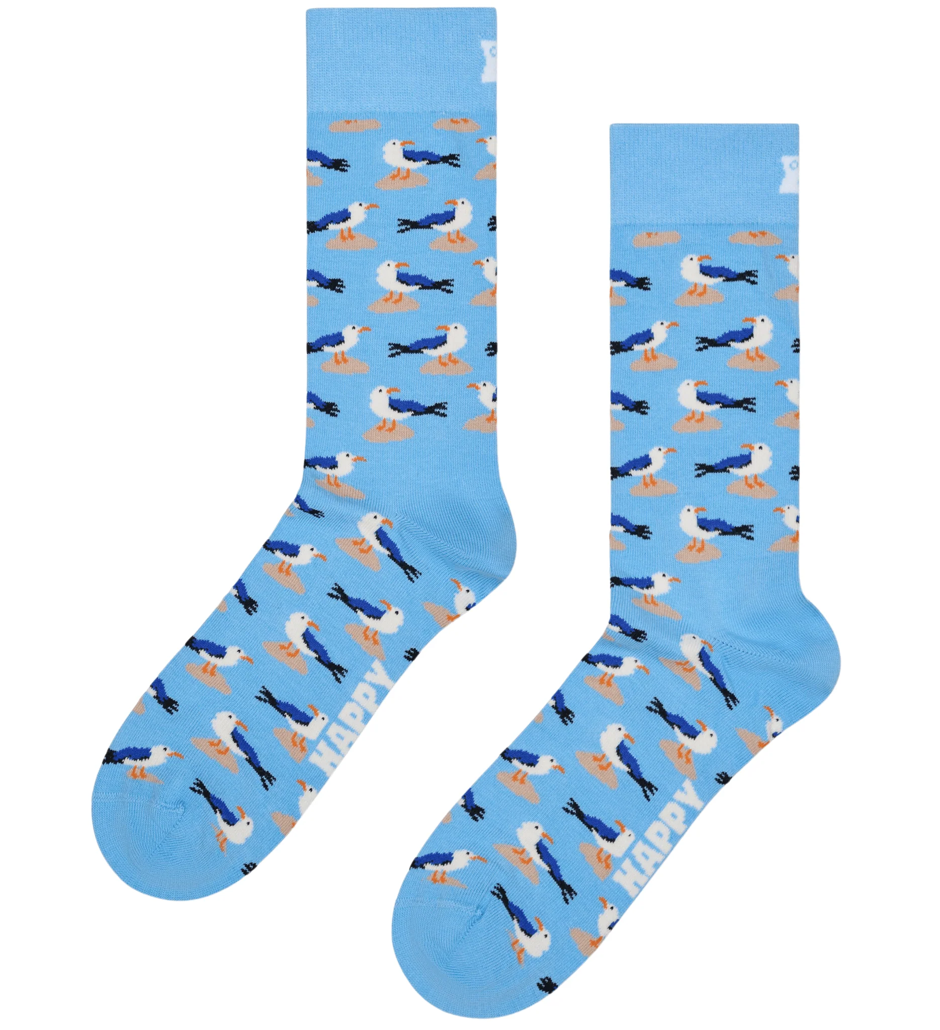 Seagull Socks, Light Blue