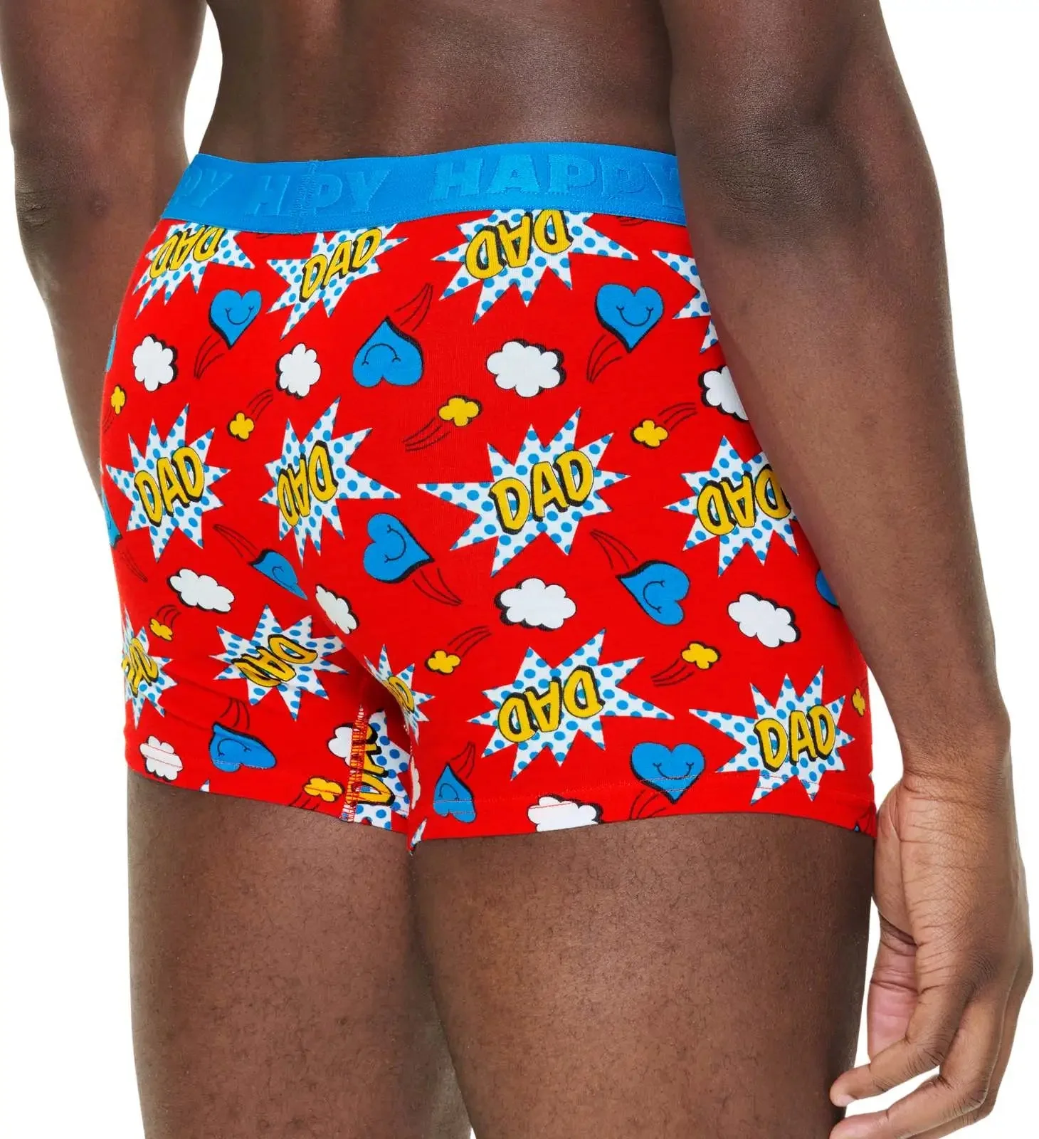 Super Dad Boxer Trunk, Red - Image 2