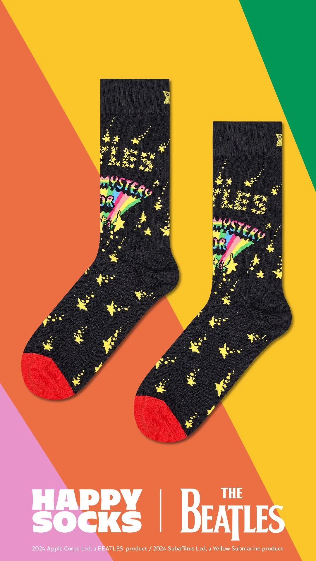 The Beatles Magical Mystery Tour Socks, Black - Image 4