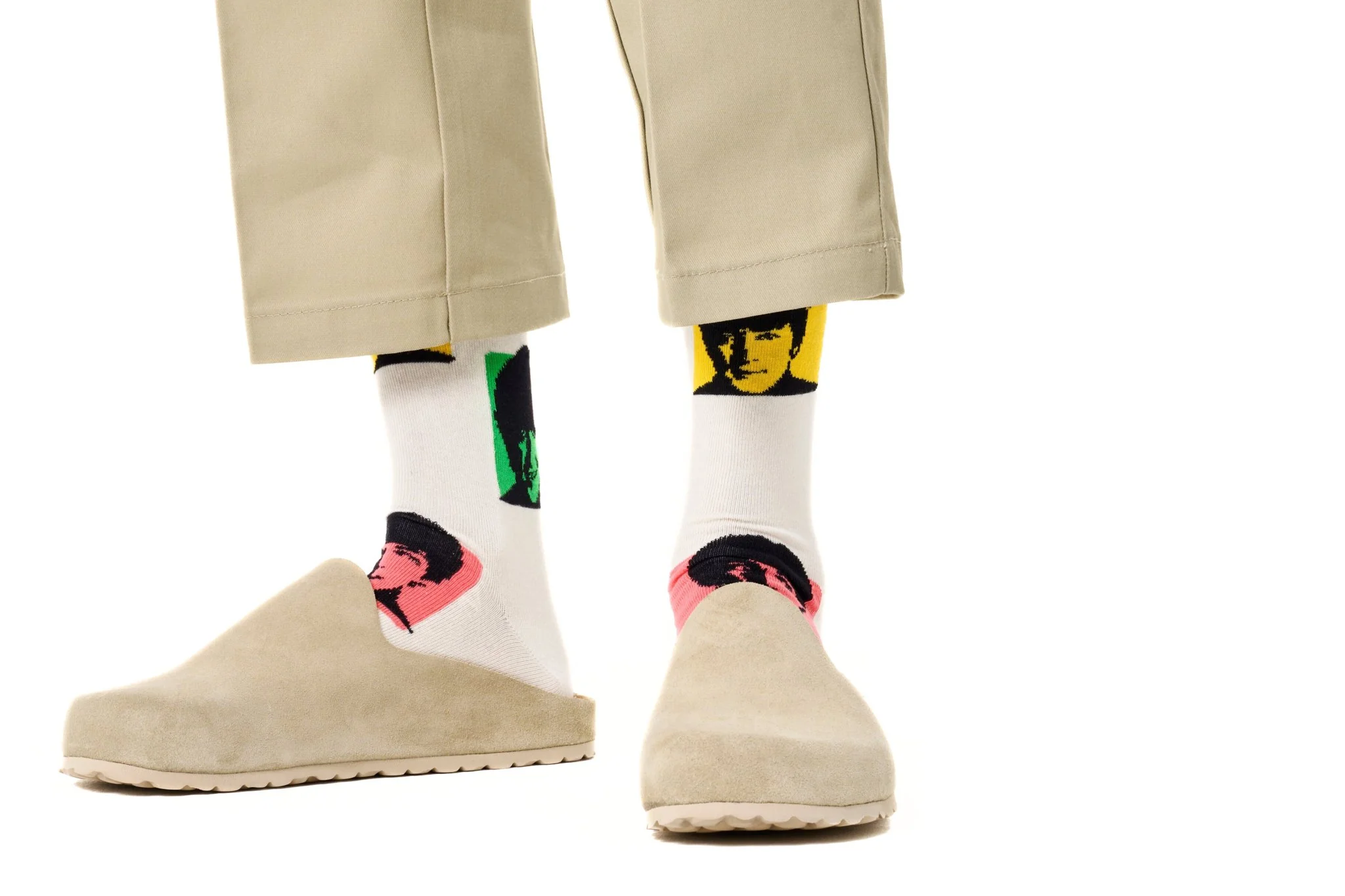 The Beatles Silhouettes Socks, White - Image 3