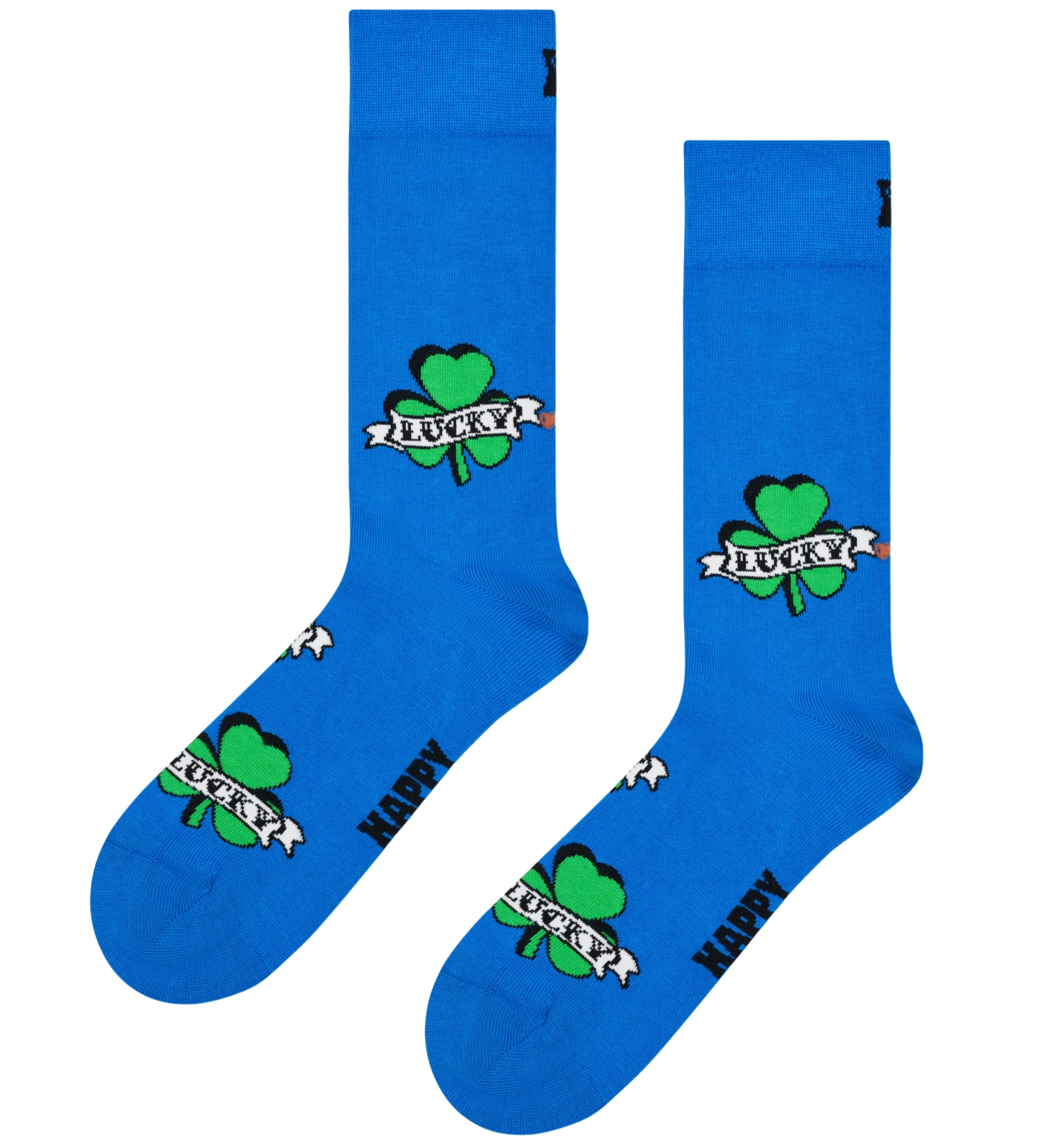 Three Leaf Lucky Sock, Blue