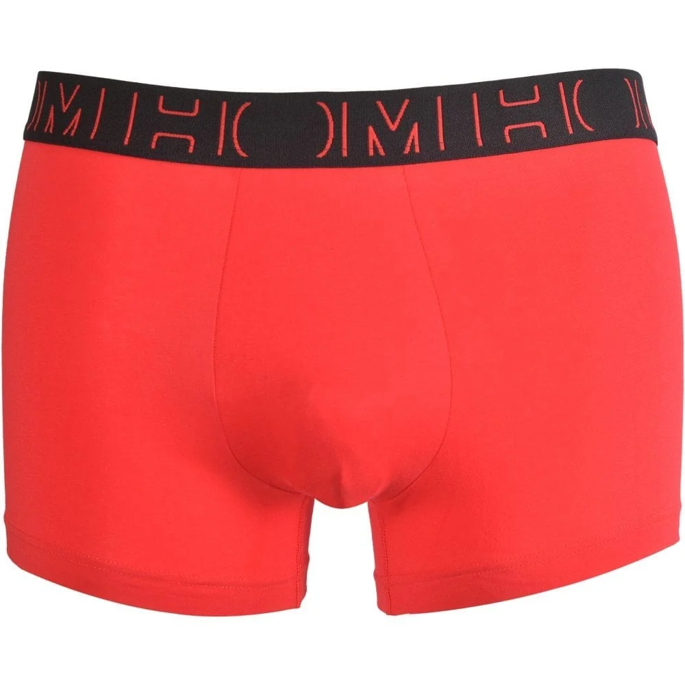 3-Pack Hibiscus Print Boxer Trunks, Black/Red - Image 3