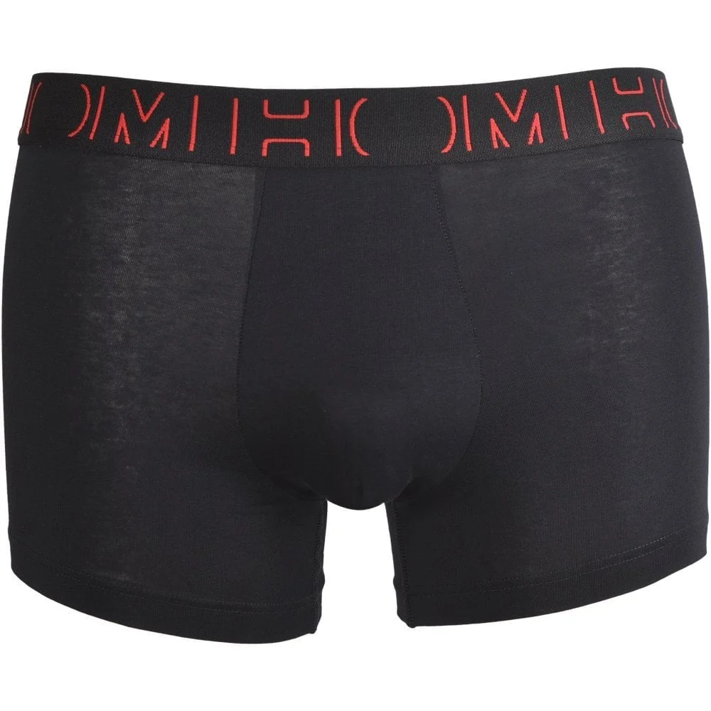 3-Pack Hibiscus Print Boxer Trunks, Black/Red - Image 4