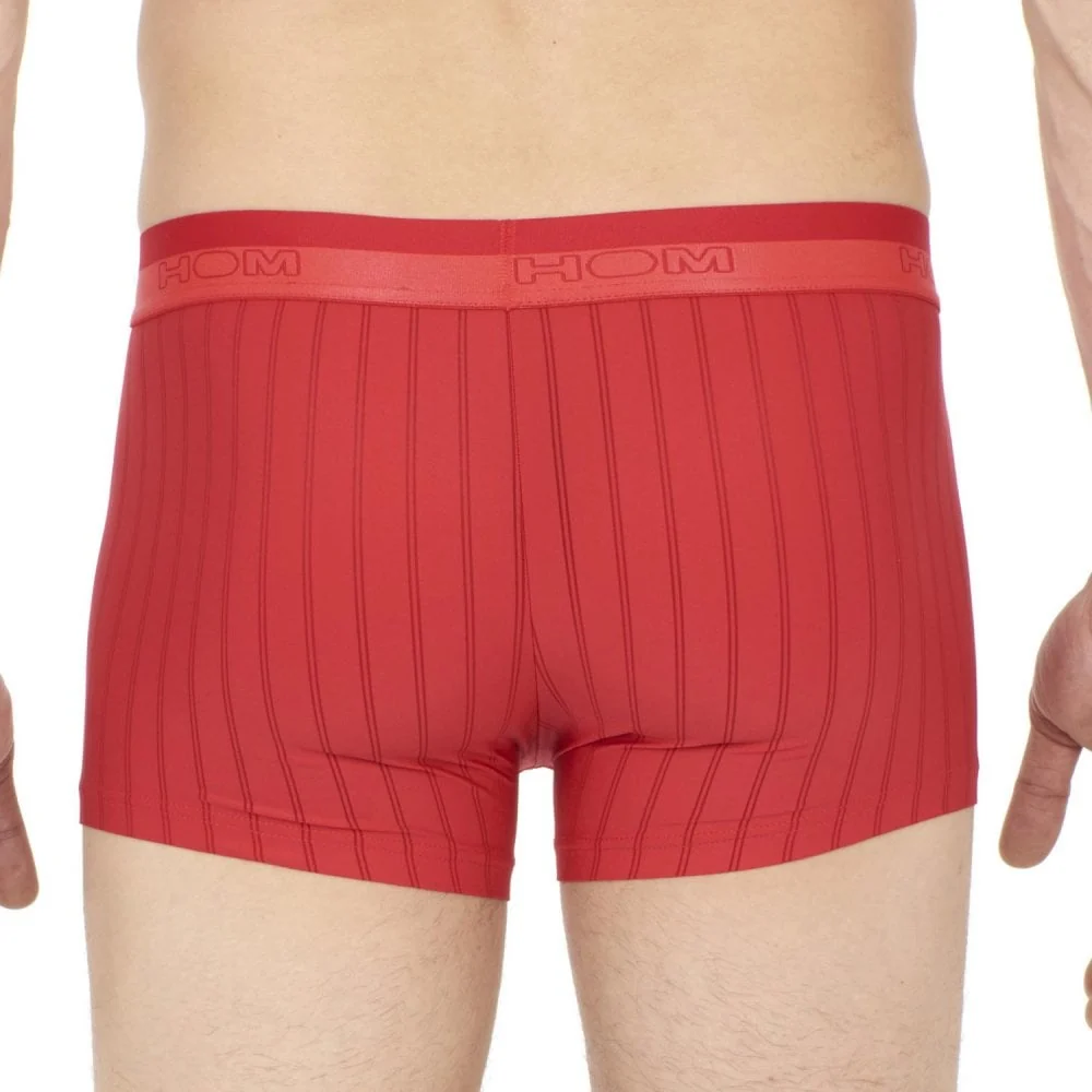 Chic Tempation Ribbed Comfort Boxer Trunk, Red - Image 2