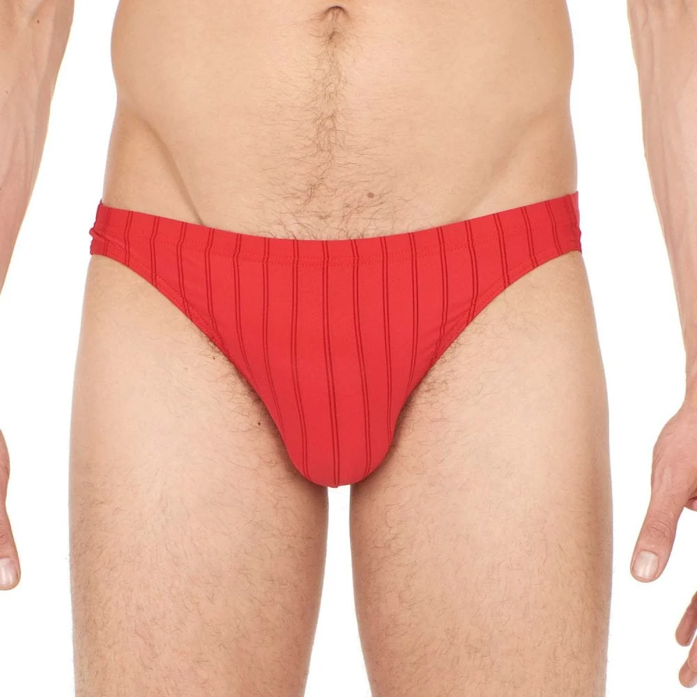 Chic Temptation Microfiber Micro Brief, Red - Image 3