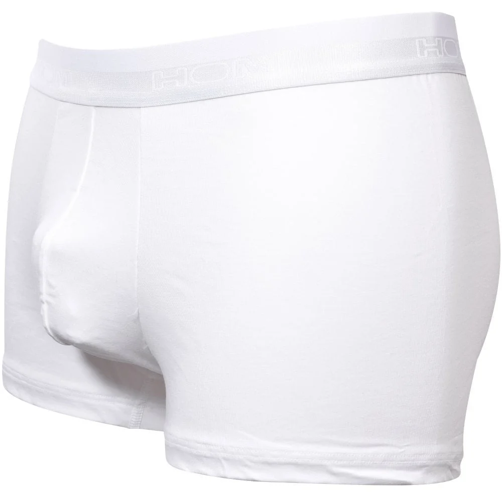 Classic Cotton Modal Boxer Brief, White - Image 3