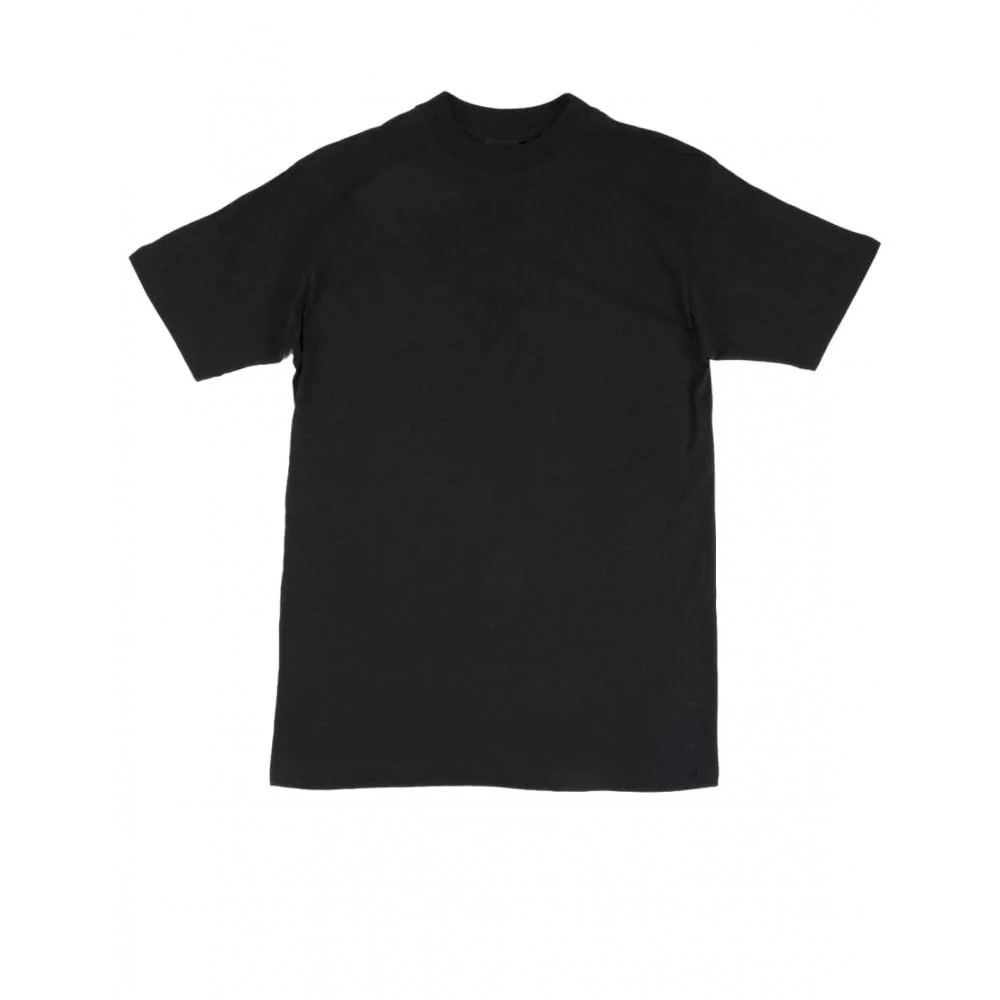 Harro Mercerised Cotton Crew-Neck T-Shirt, Black - Image 4