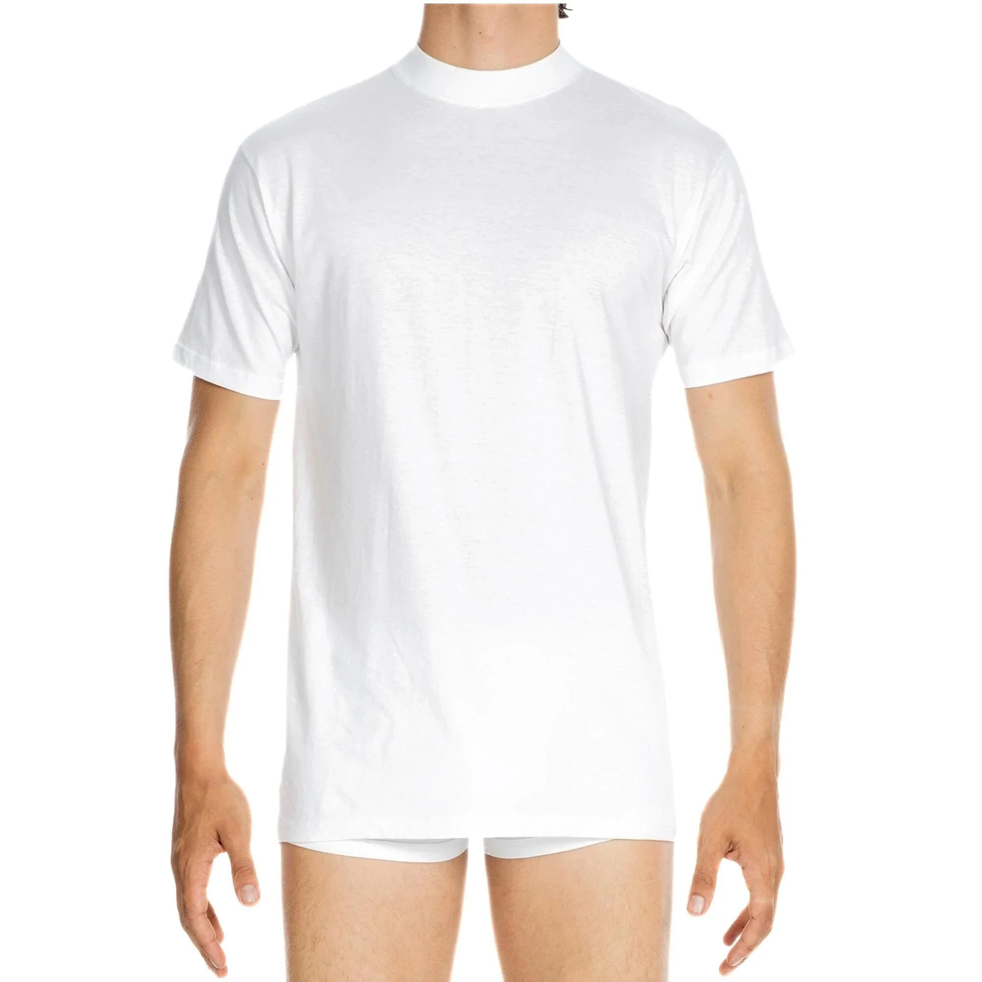 Harro Mercerised Cotton Crew-Neck T-Shirt, White - Image 2